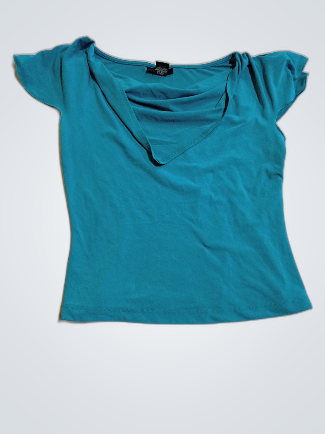 Top Verde Água Sem Alças