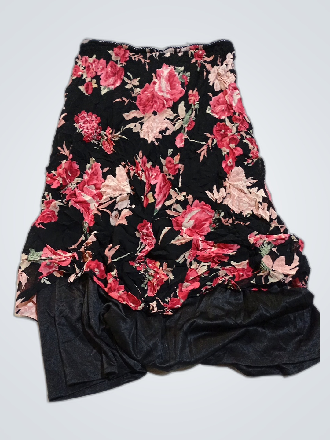 Eva Blue Floral Skirt mit Shorts