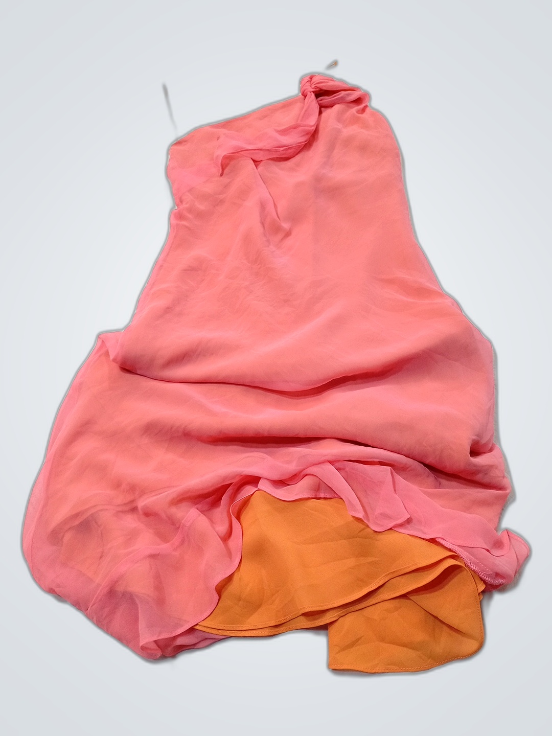 Vestido Mica Rosa e Laranja