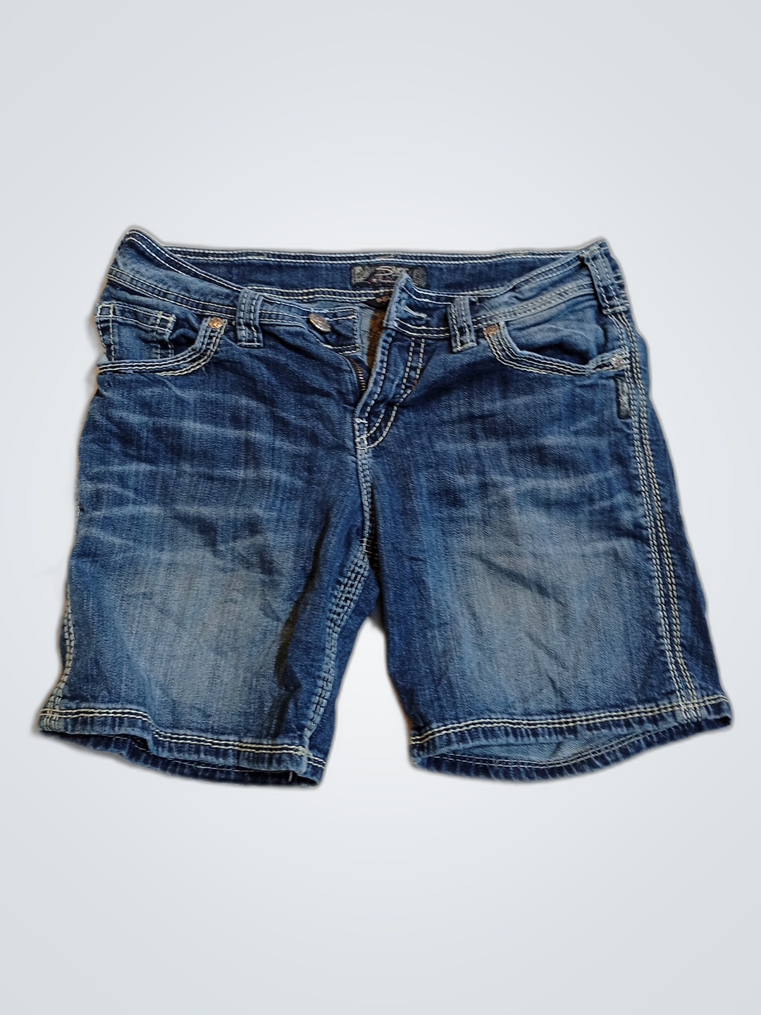 Blue Denim Shorts