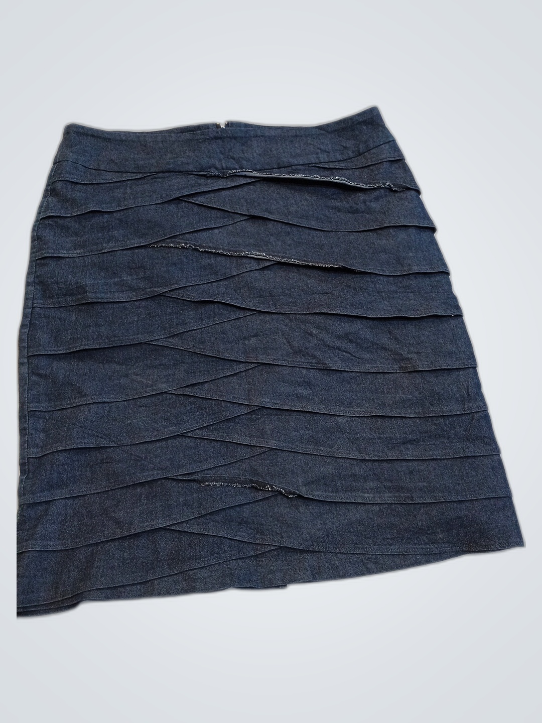 Tribal Denim Skirt