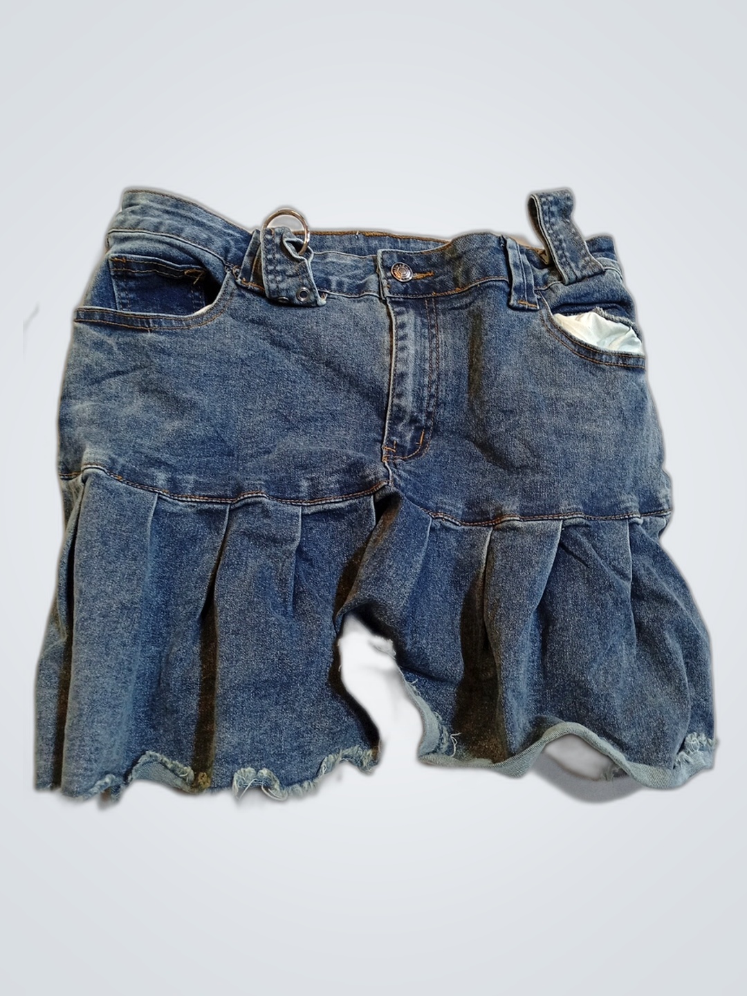 Jupe-culotte en denim