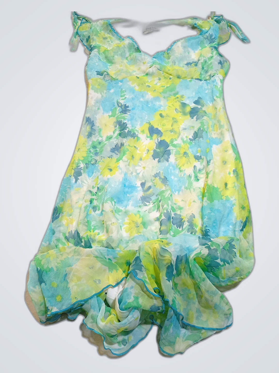 Floral Halter Neck Dress