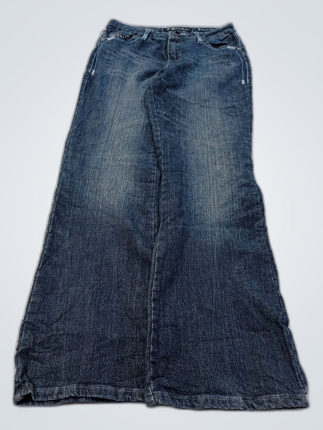 Jupe maxi en denim embellie Soludos