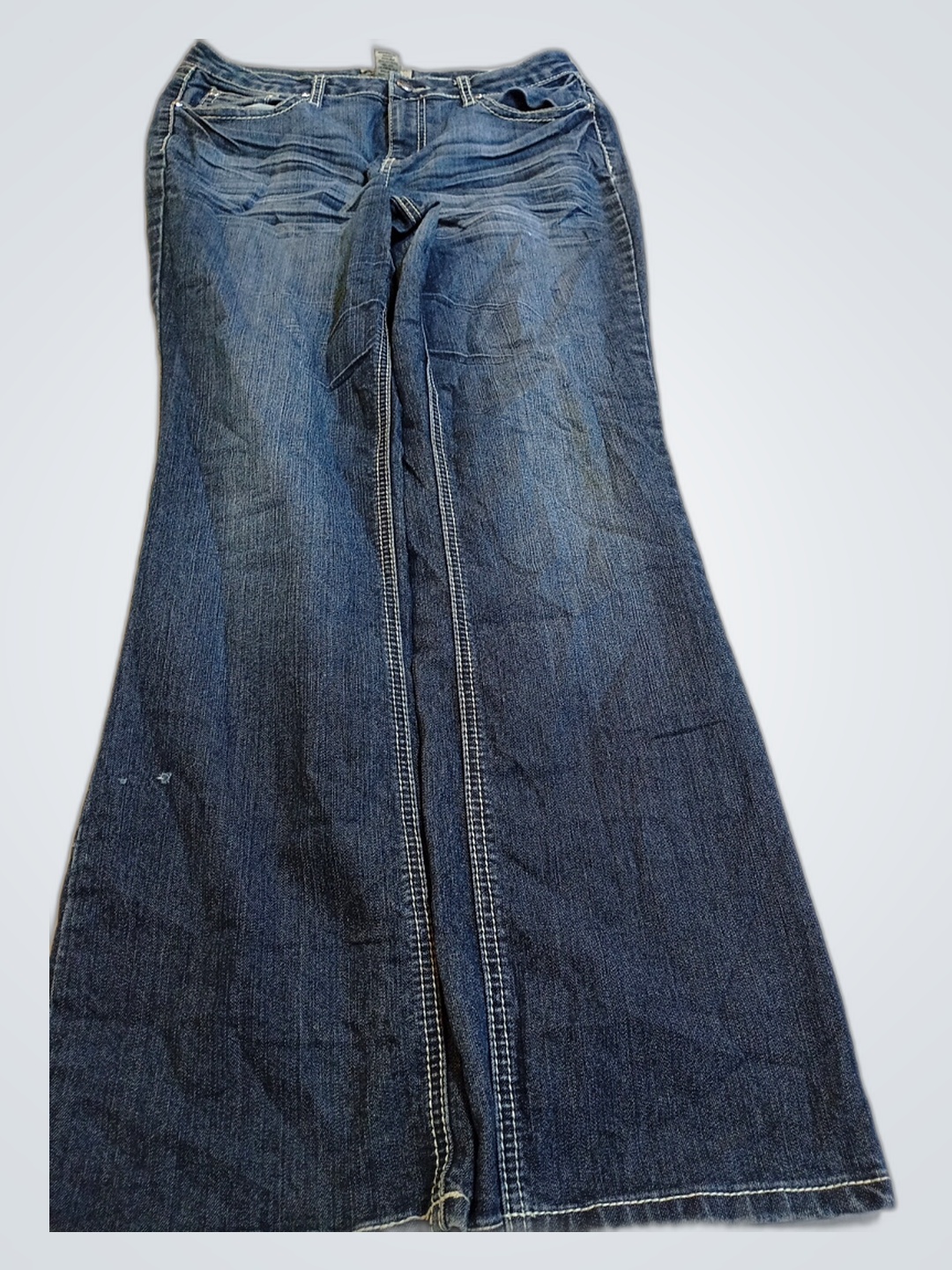 Earl Jeans Wide-Leg Denim Pants