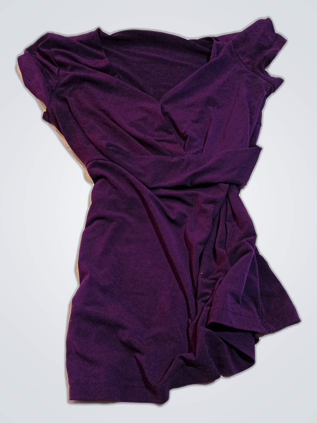 Purple Off-The-Shoulder Romper