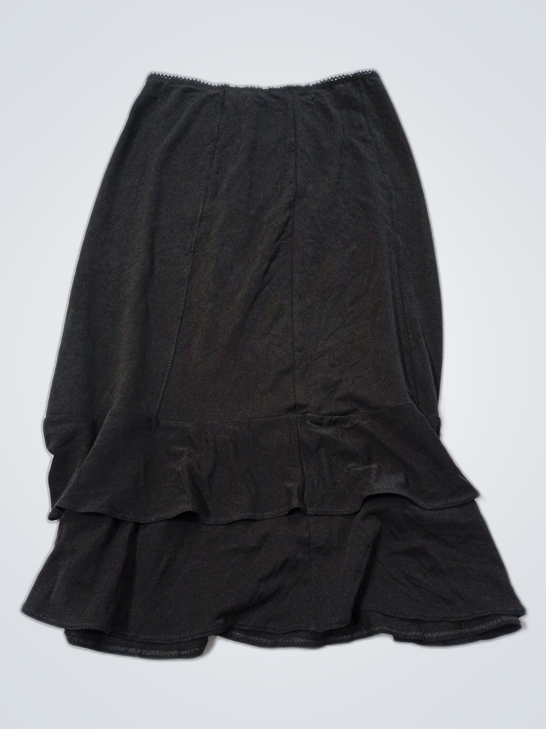 Black Ruffled Skirt