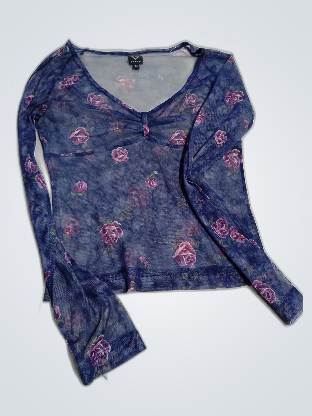 Blouse Florale Transparente