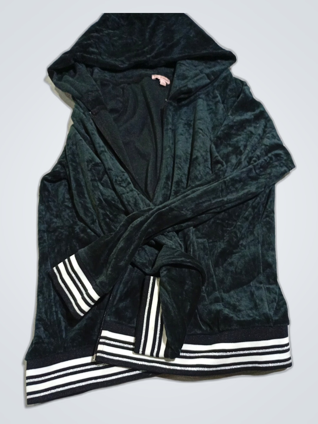 Giacca con cappuccio in velluto Juicy Couture