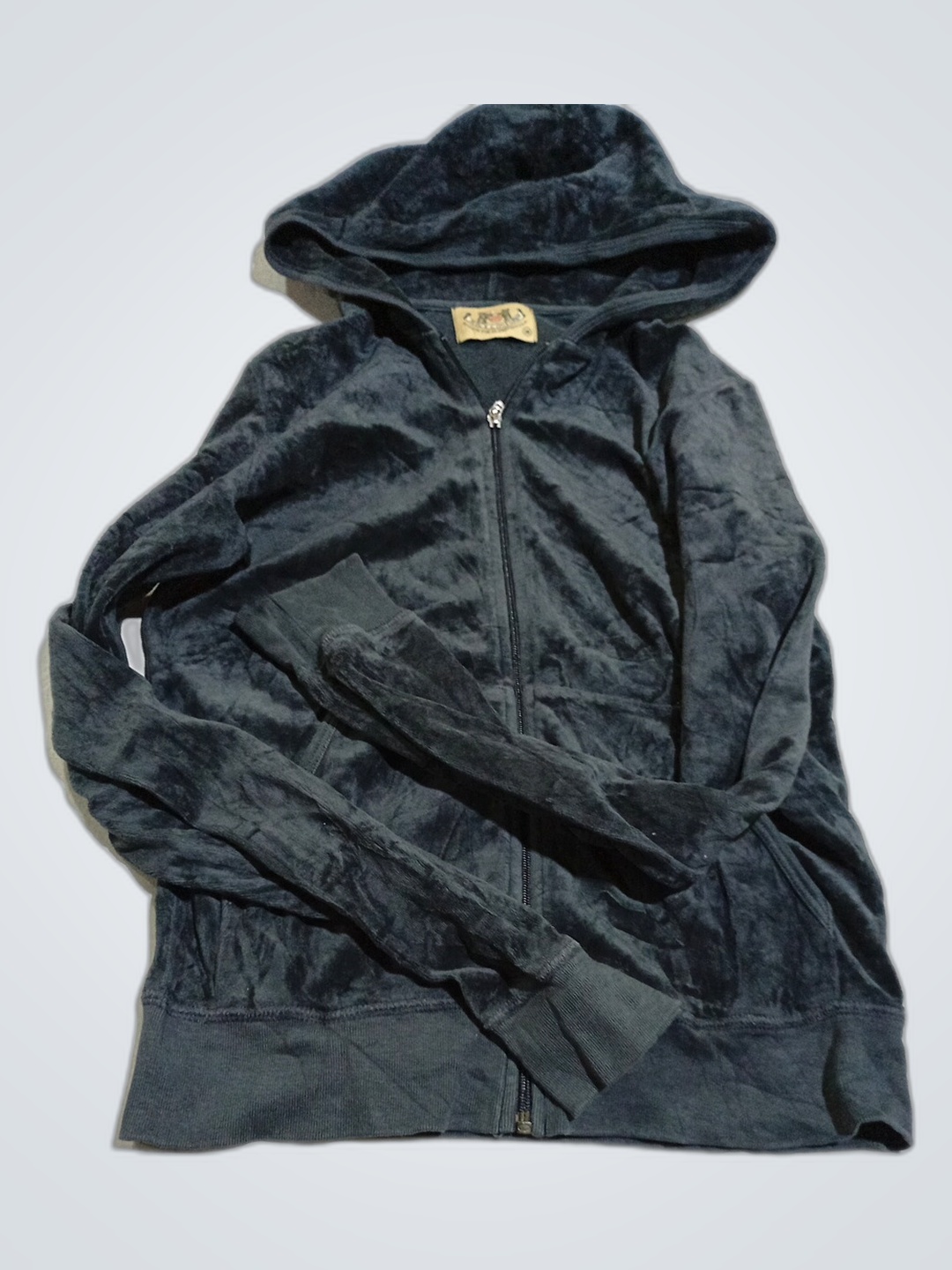 Tommy Hilfiger Black Velvet Hoodie