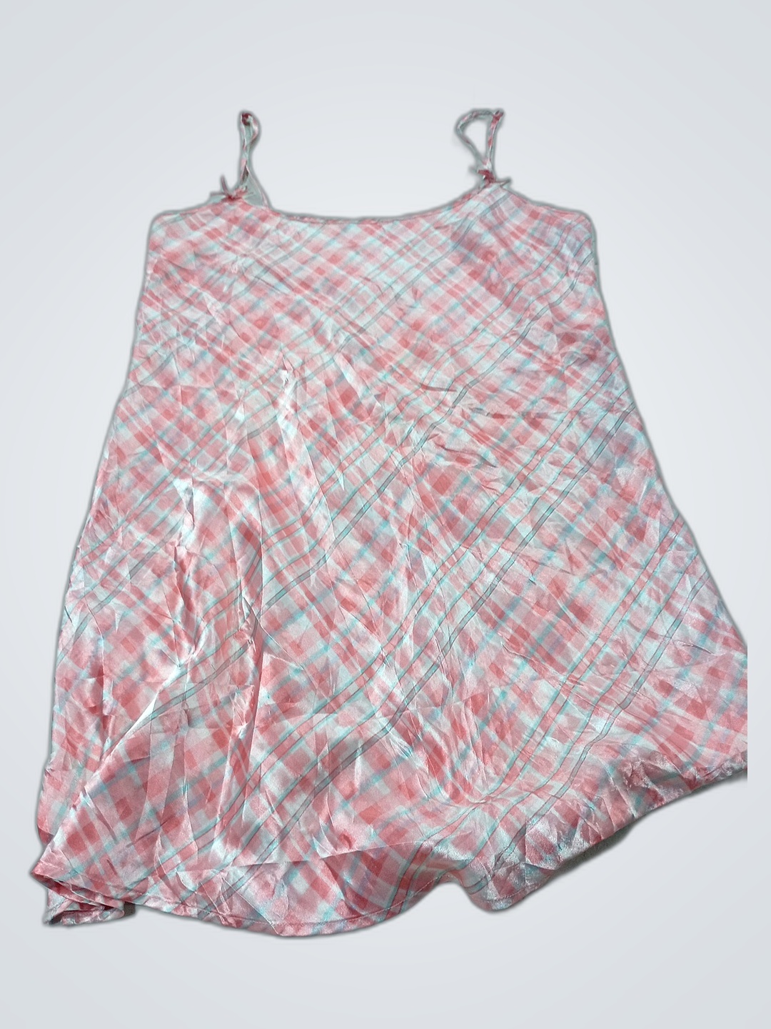 Robe nuisette en plaid rose Morgan Taylor