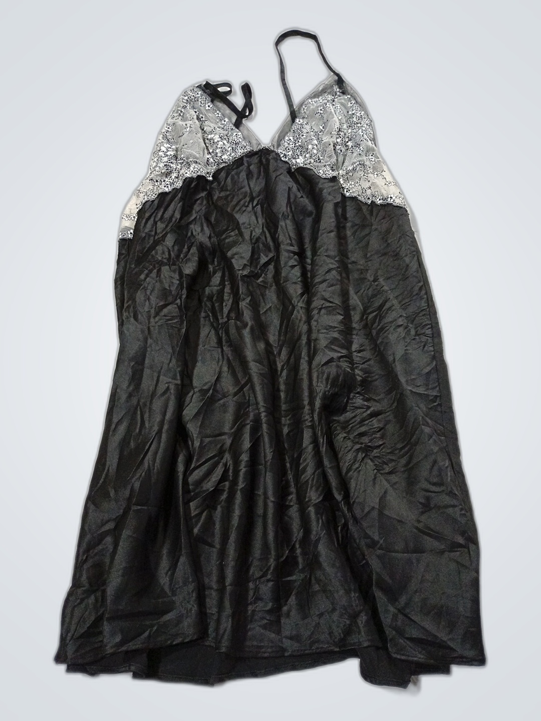 Flora Nikrooz Black Lace Trim Chemise