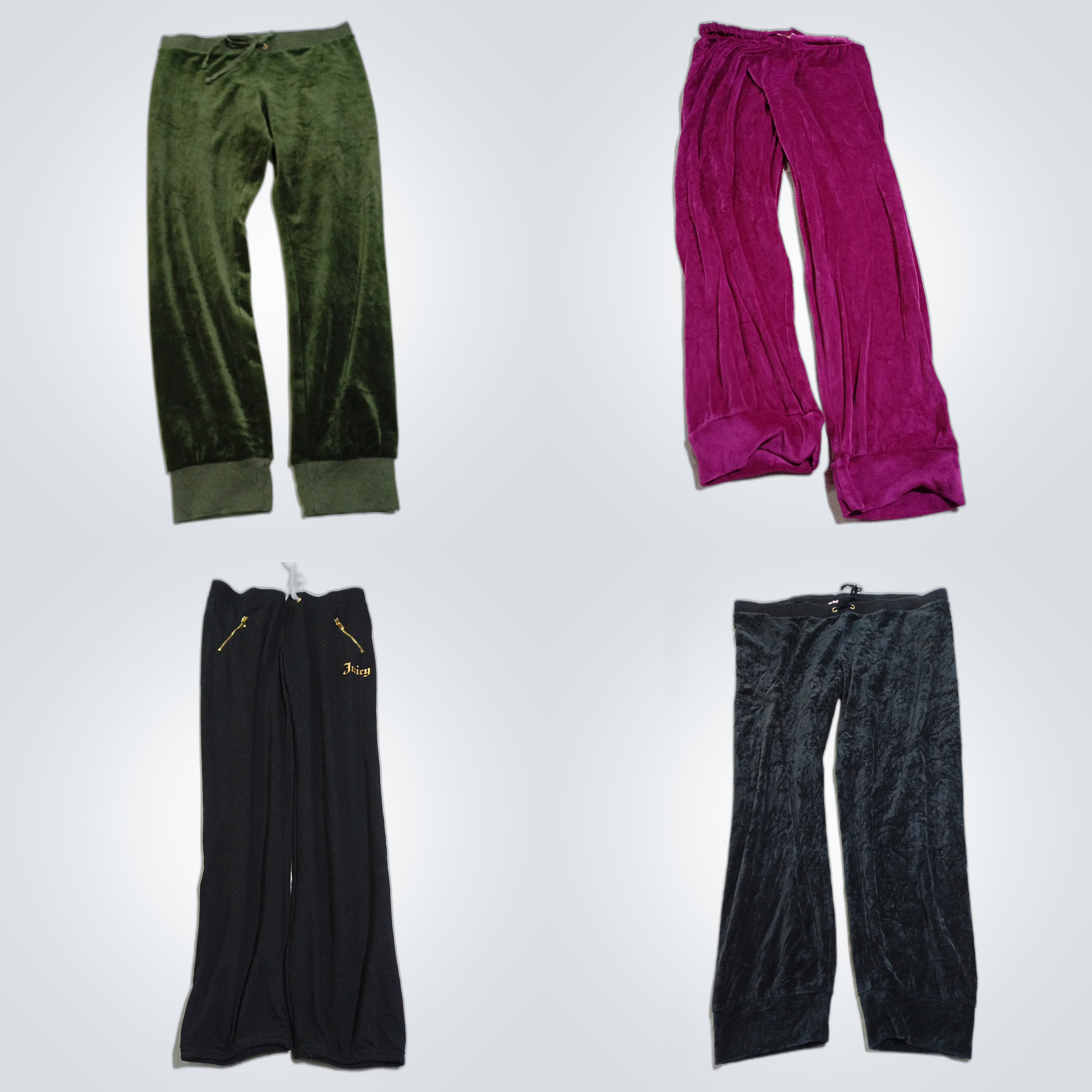 Juicy Couture Sweatpant Bundle - 10 Piece Velour T..