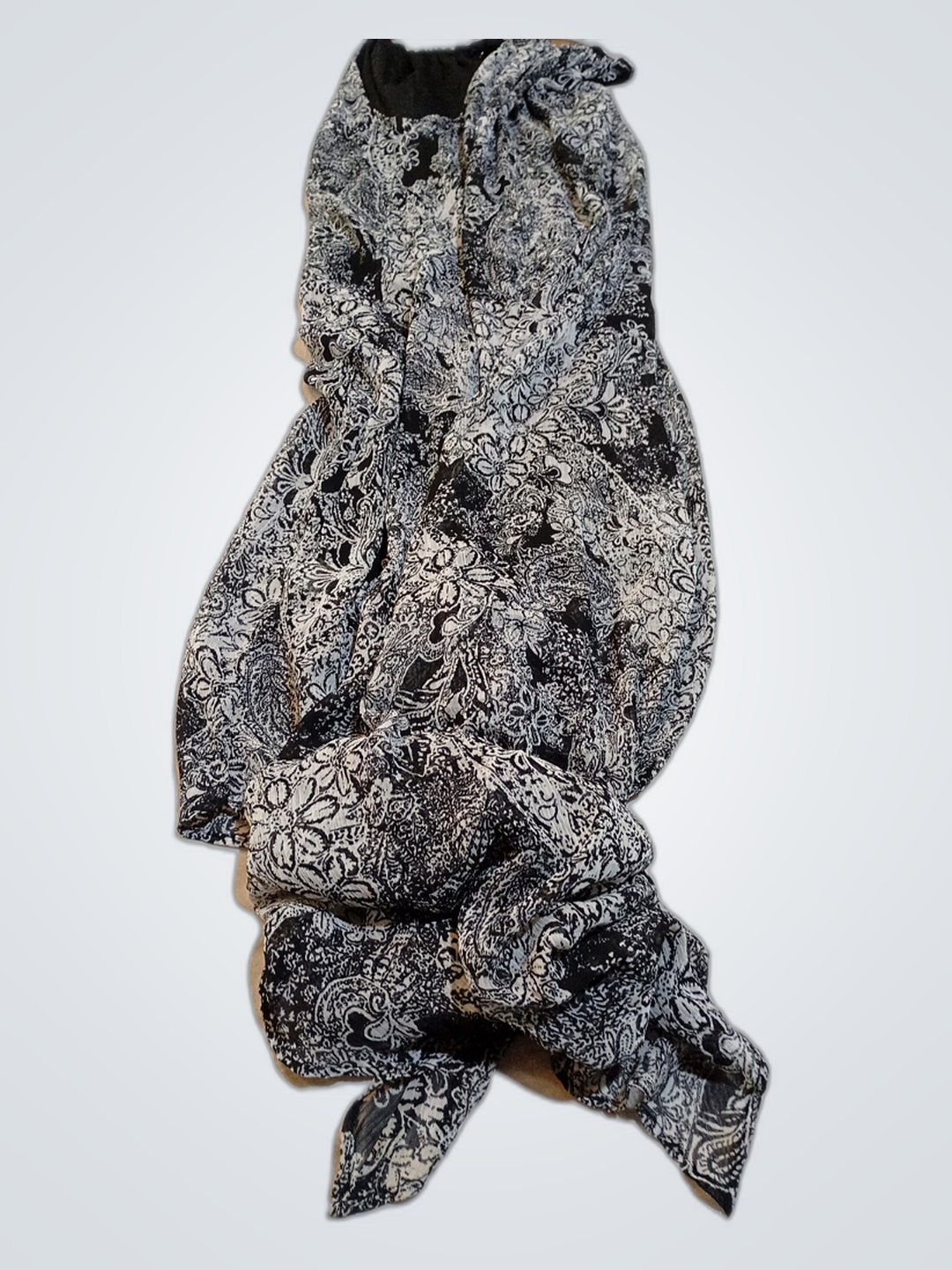 OHO Paisley Scarfed Top