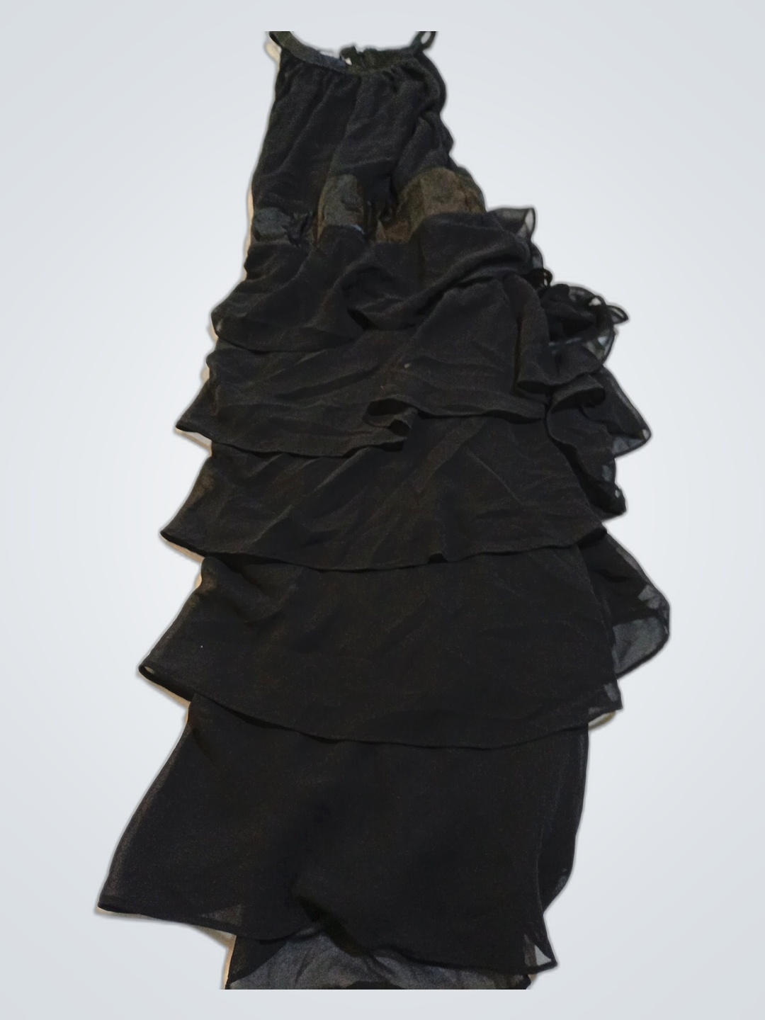 Black Ruffled Dress