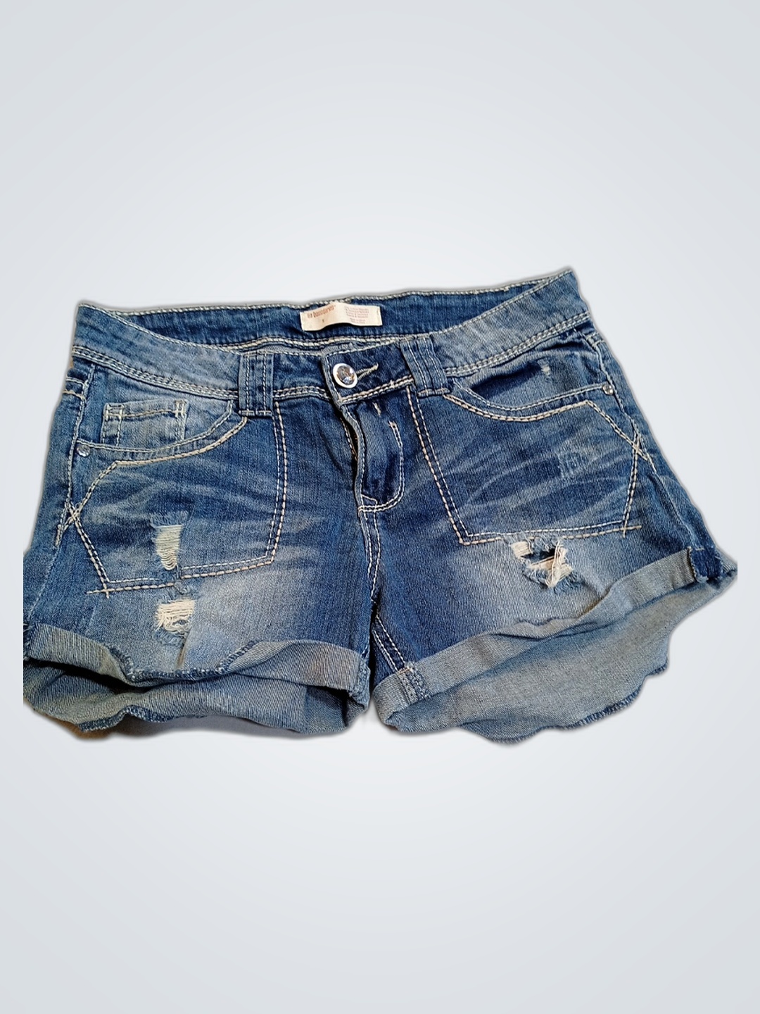 no boundaries Denim Shorts