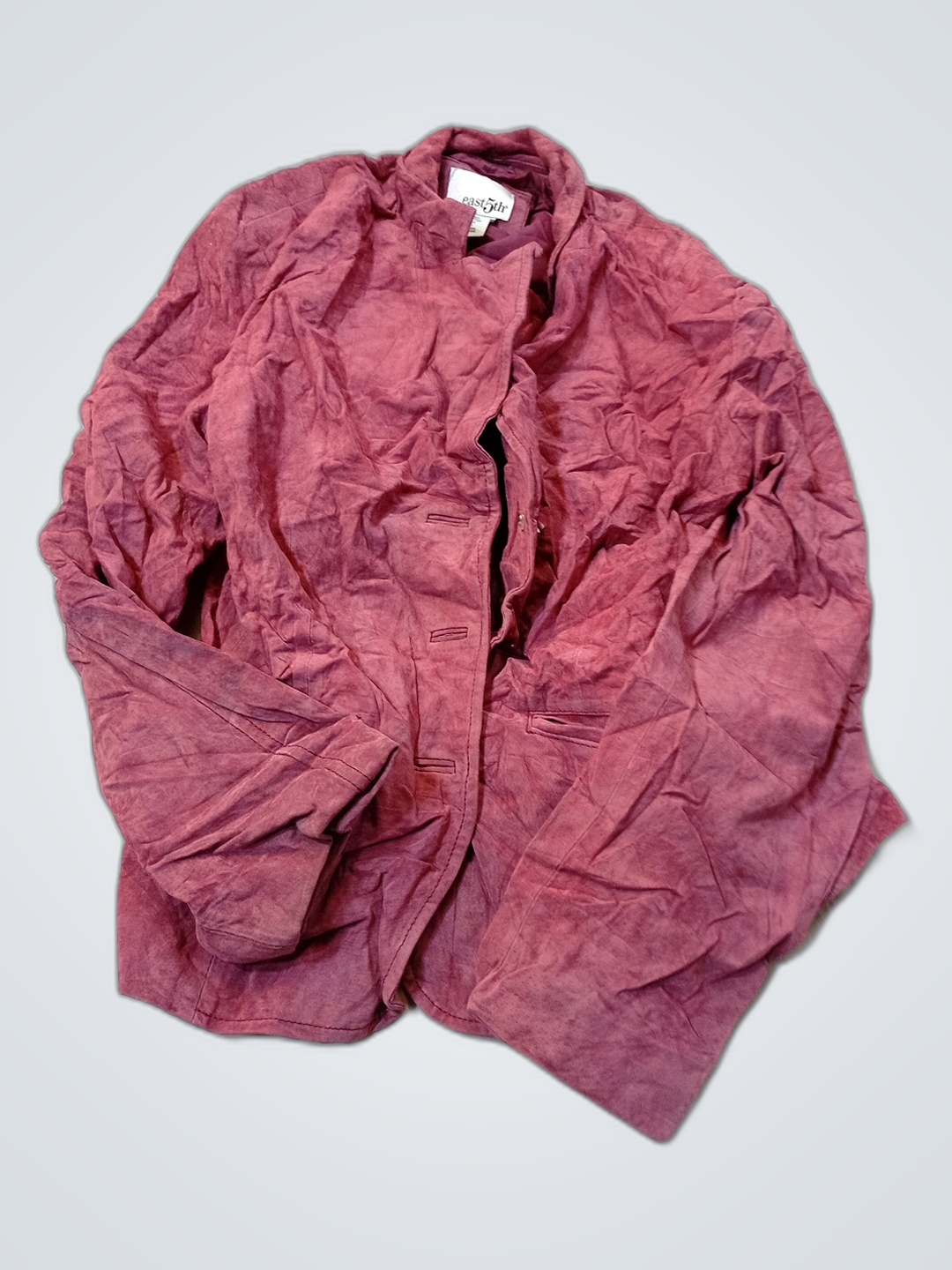 veste en cuir rose east5th