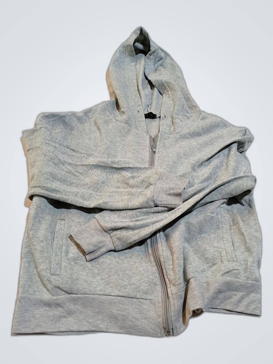 La felpa grigia The North Face