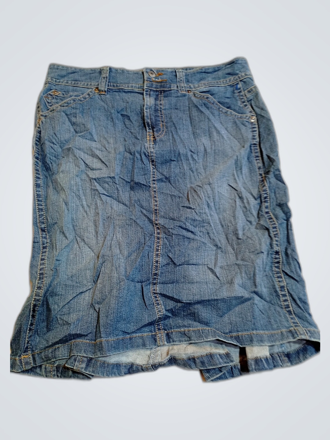 Anna Vanderbilt Denim Skirt