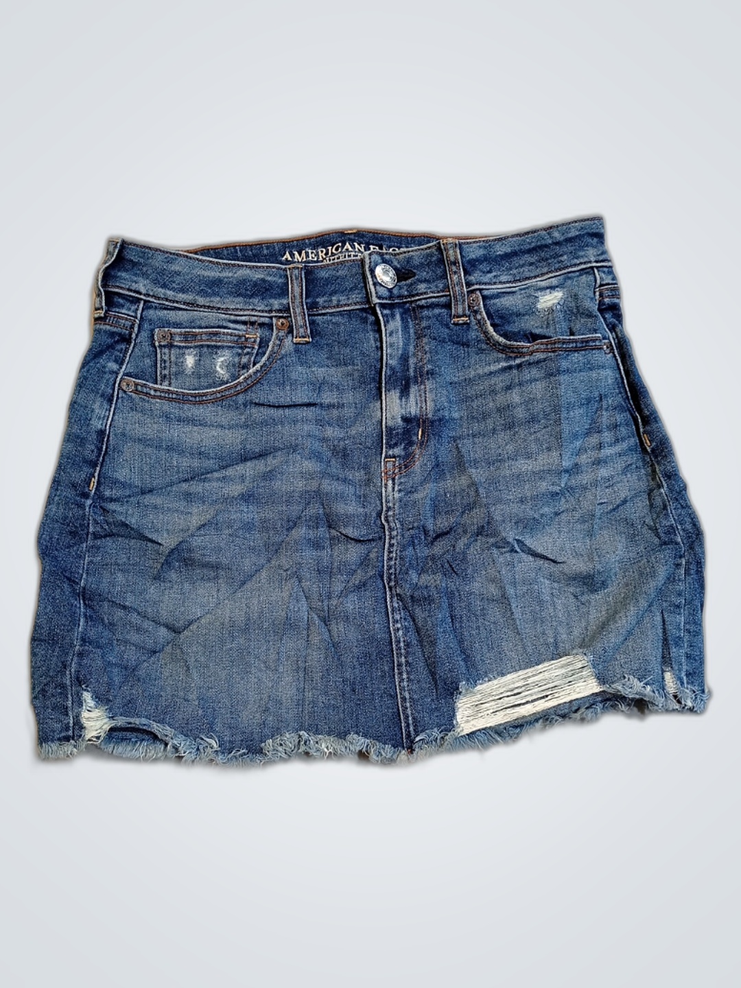 Saia de jeans American Eagle