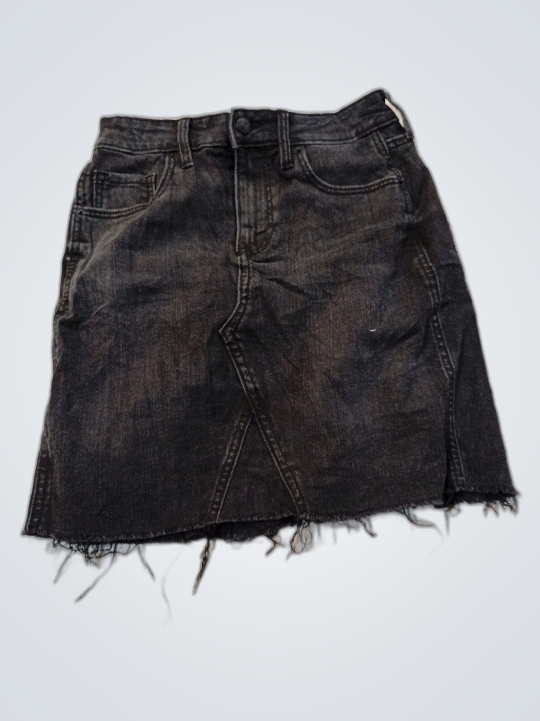 Old Navy Black Denim Skirt