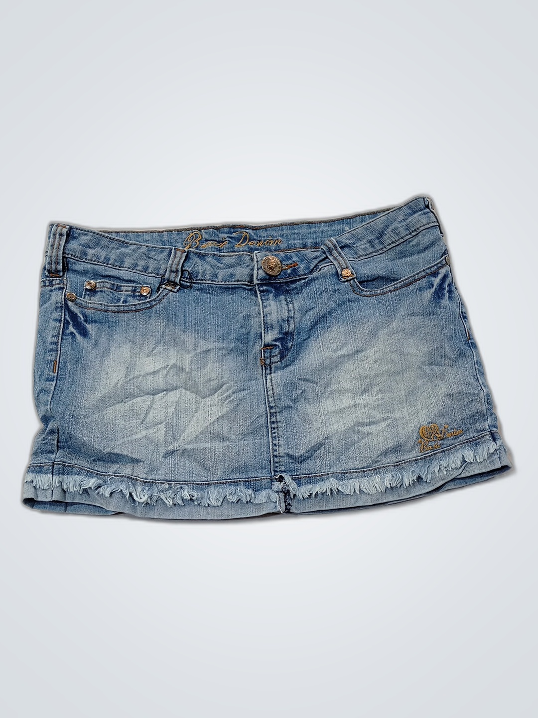 Basic Denim Denim Skirt