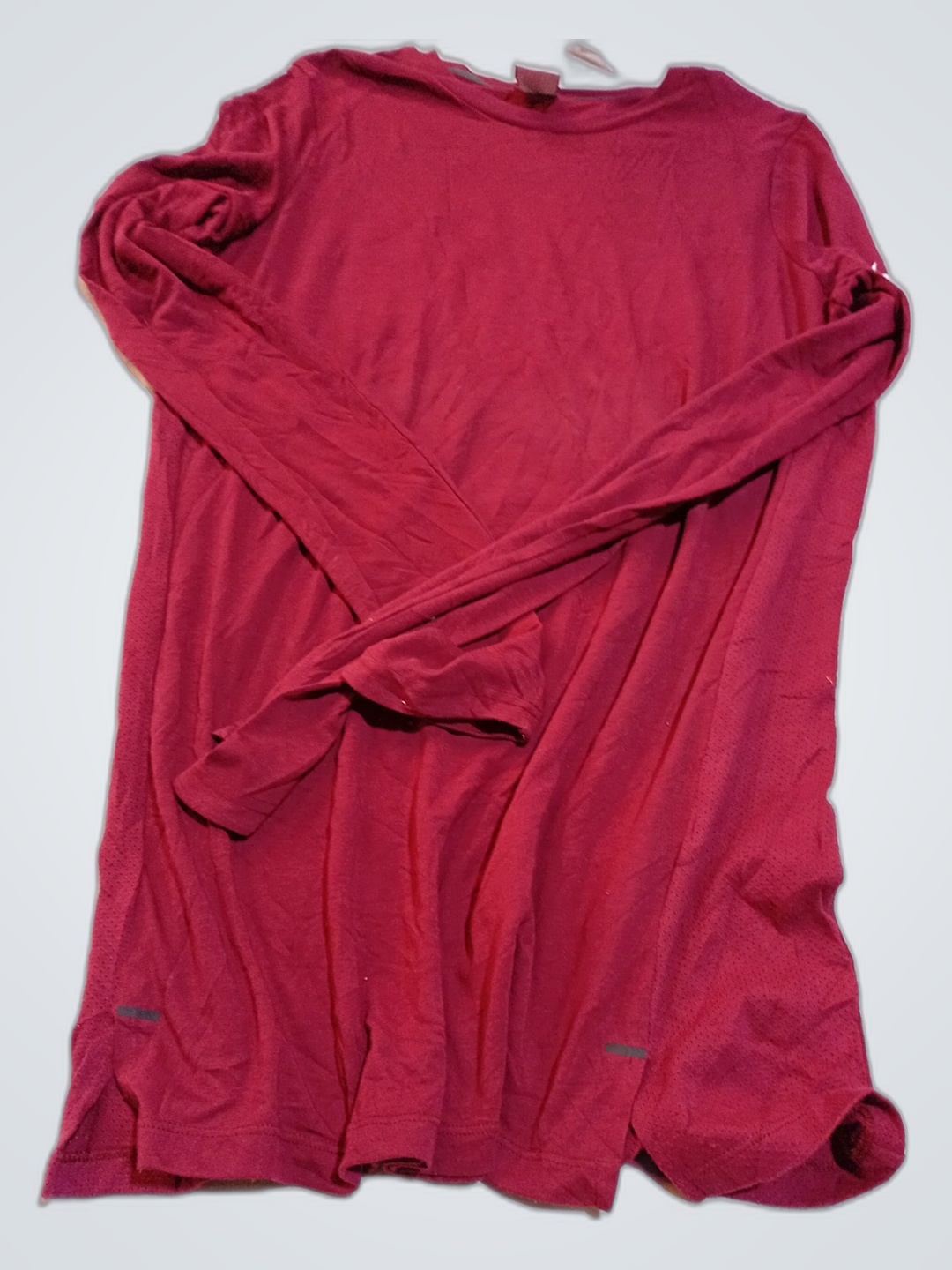 Camisa Vermelha de Manga Longa