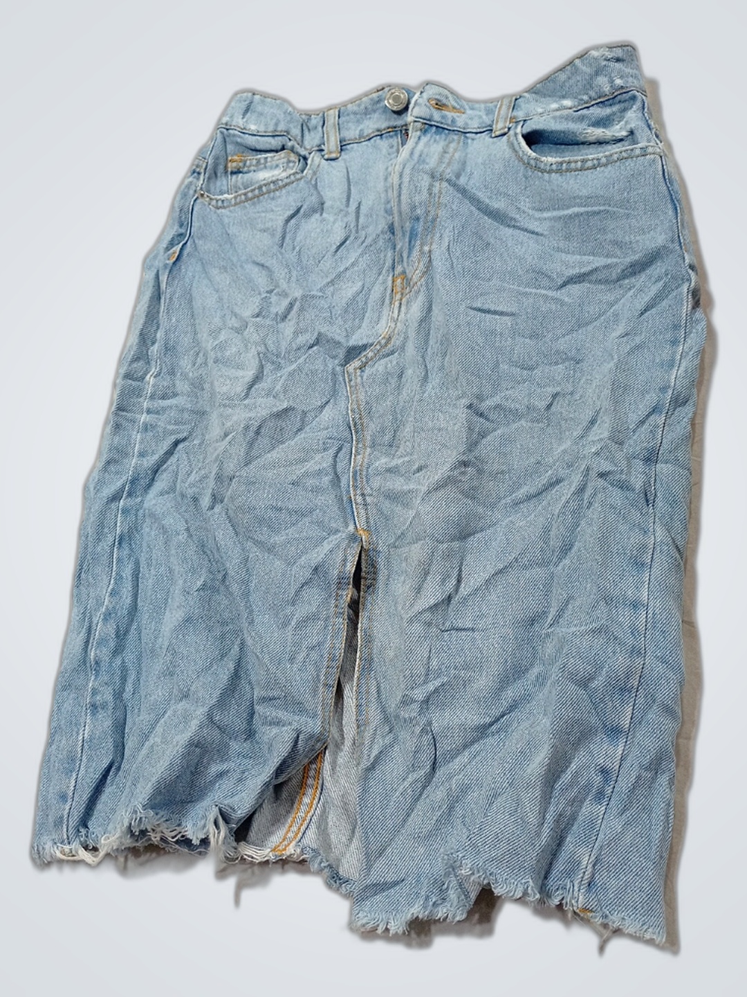 Jupe en denim Bershka