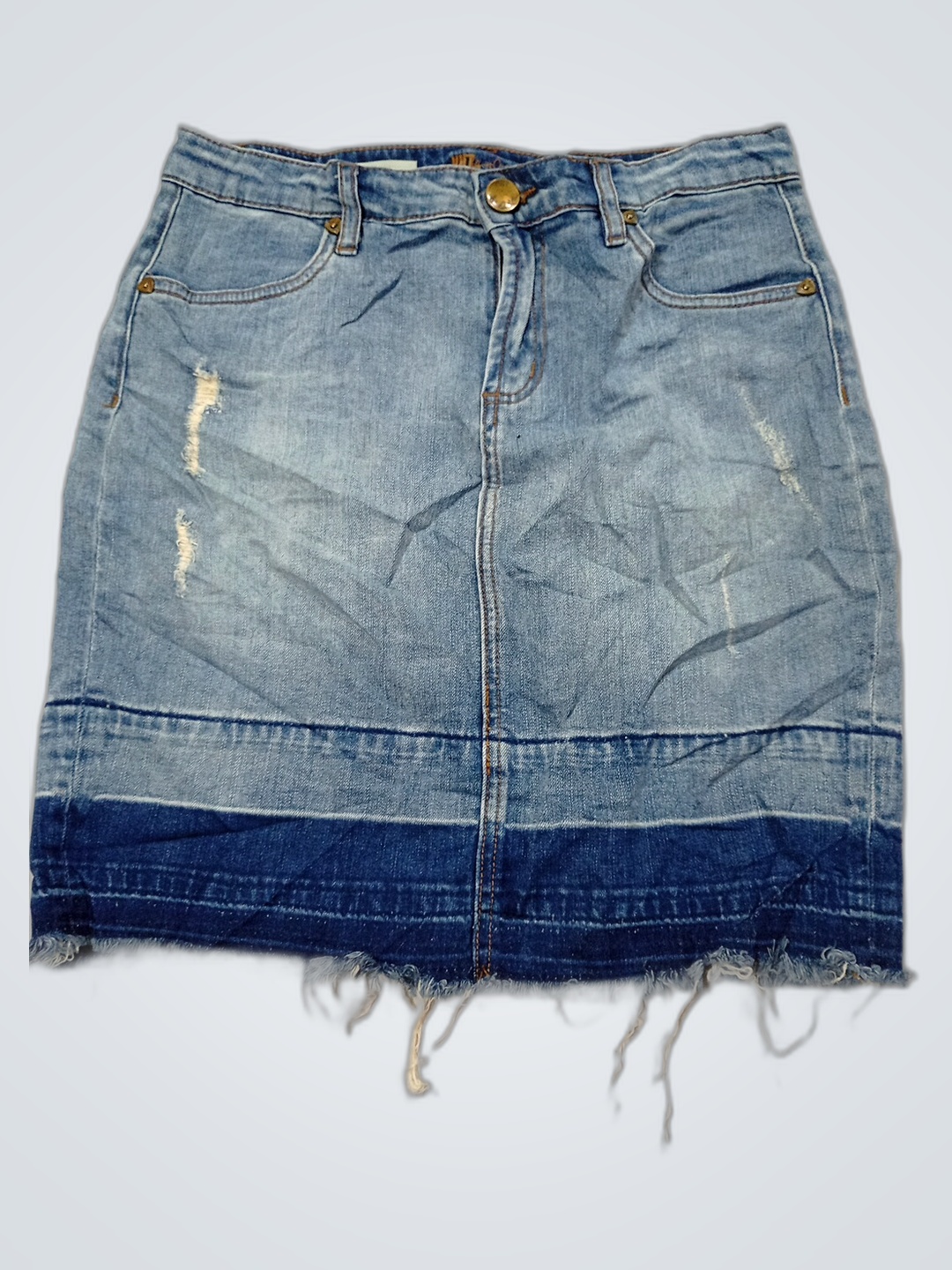 Jupe en denim 7 For All Mankind
