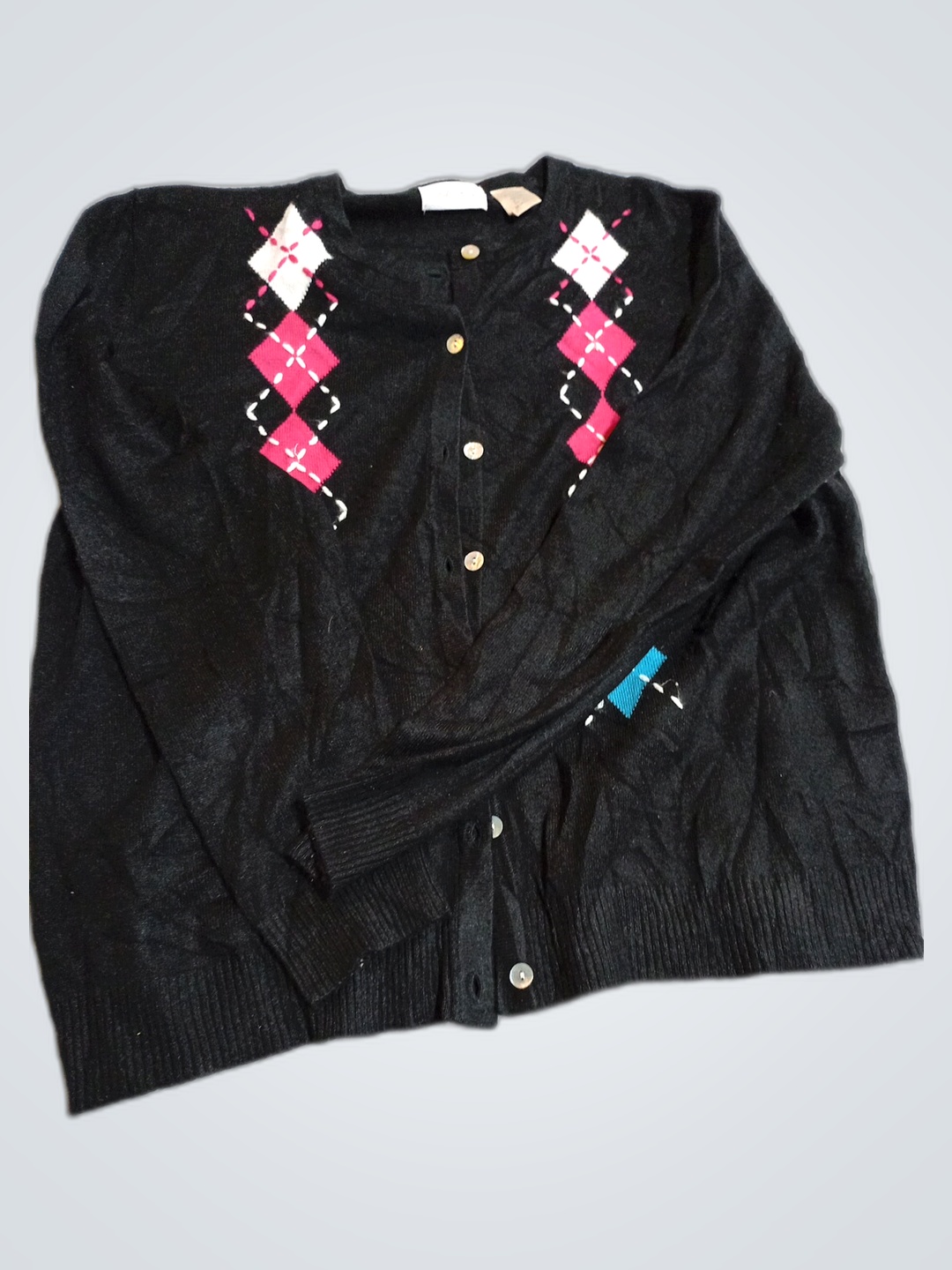 Studio Works Black Knit Cardigan