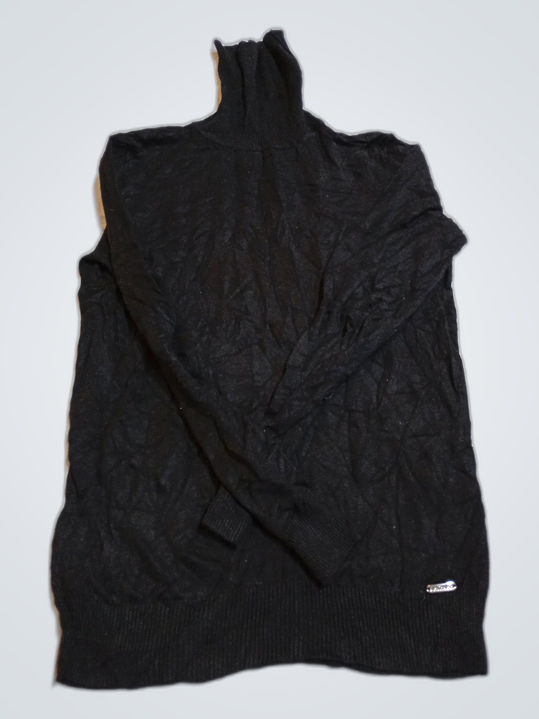 Black Sleeveless Sweater