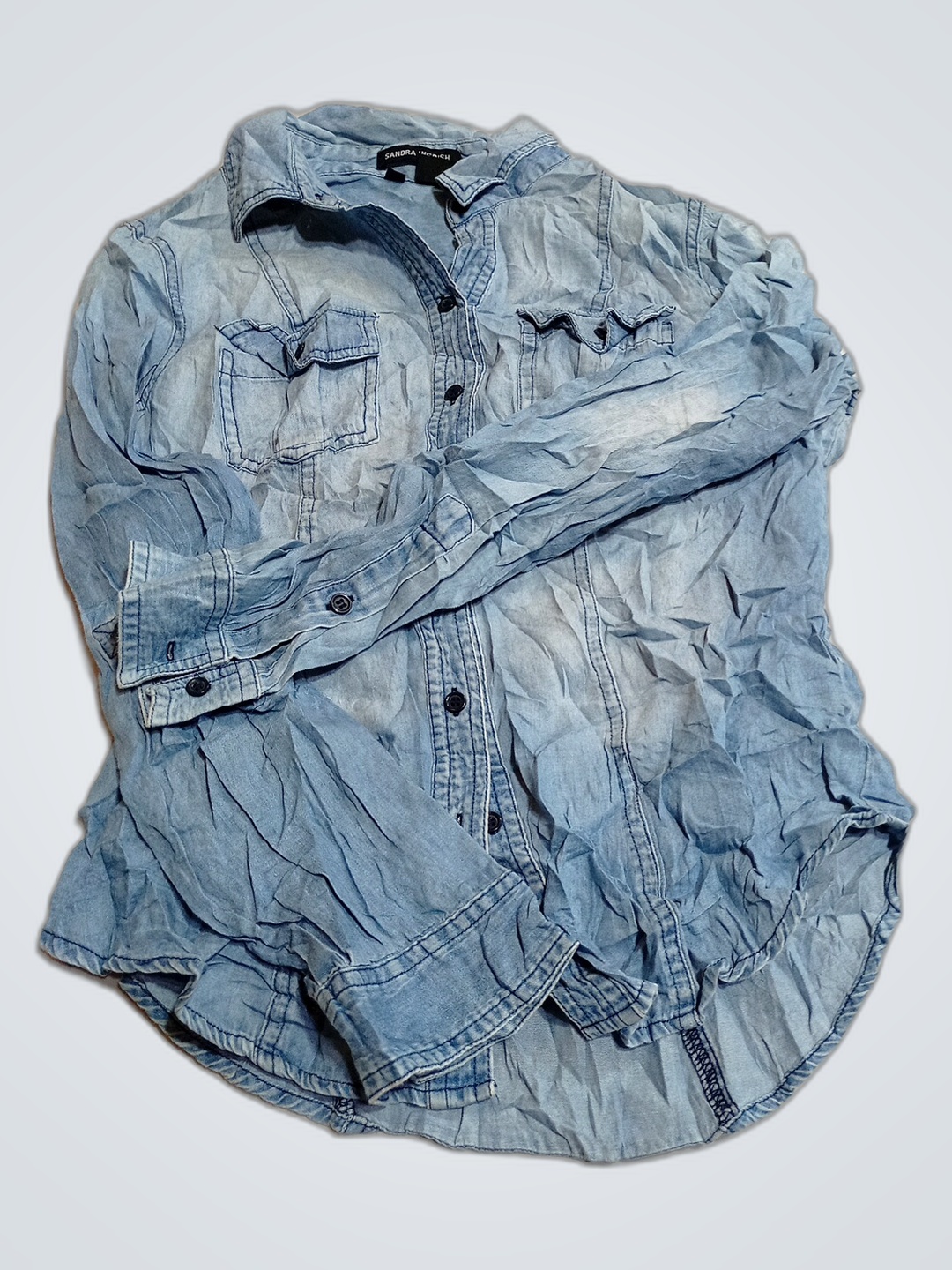 SANDRA INGRISH Camisa de Denim