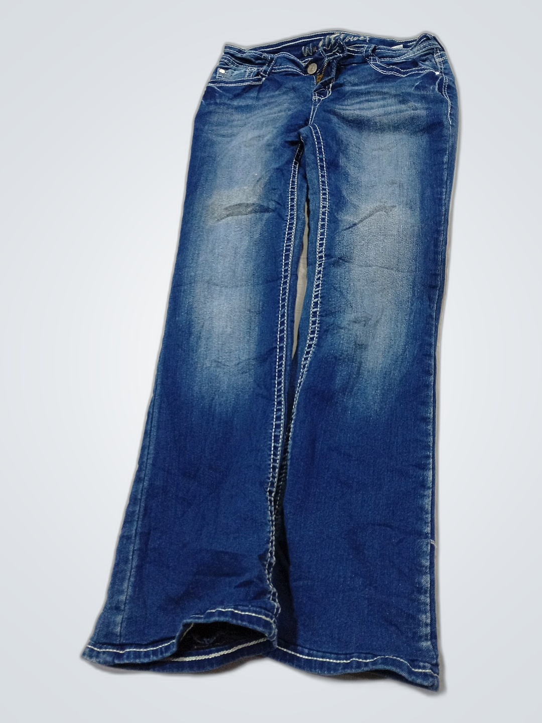 Wild Flower Authentic Denim Jeans