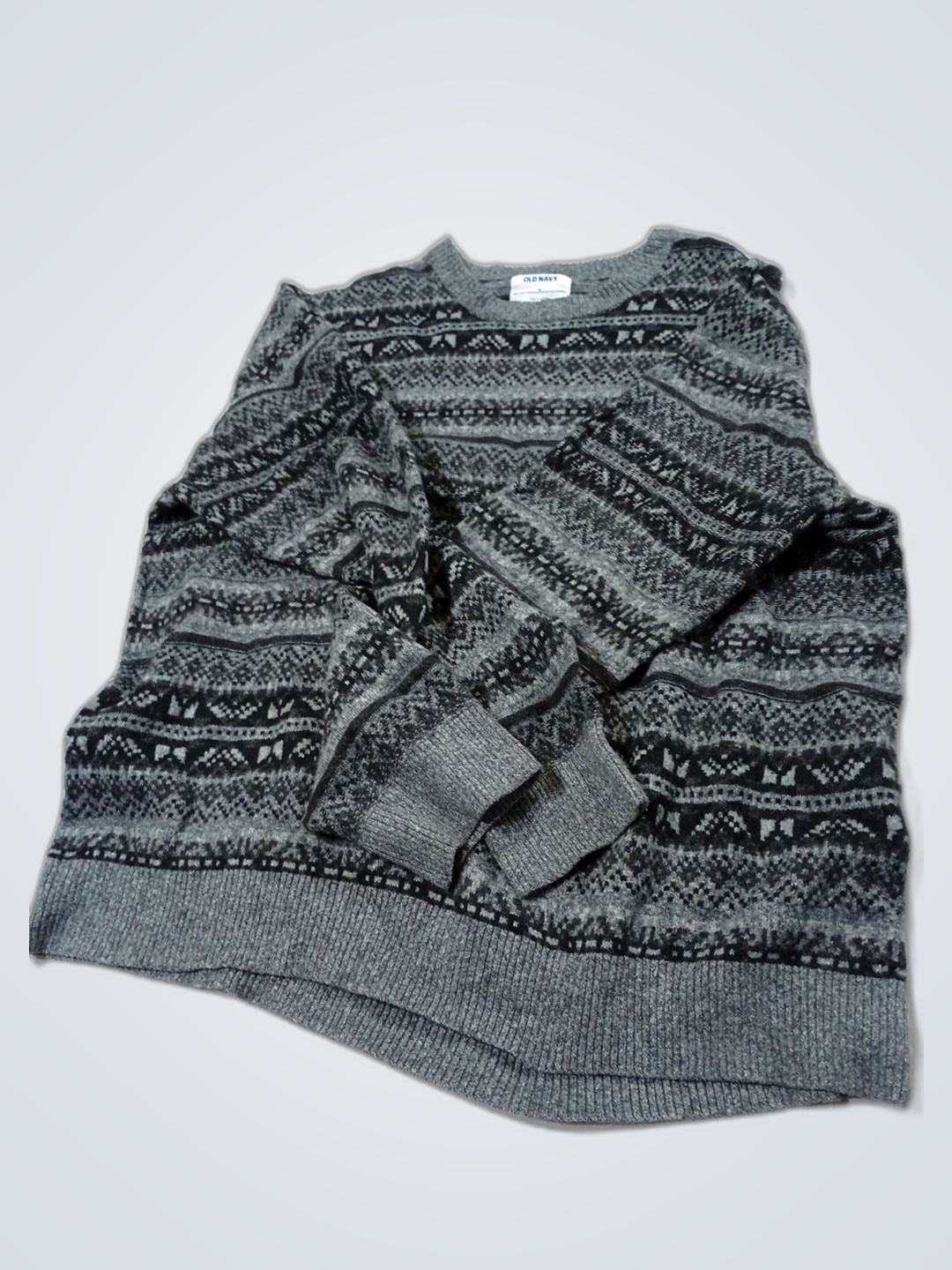 Old Navy Gray Knit Sweater