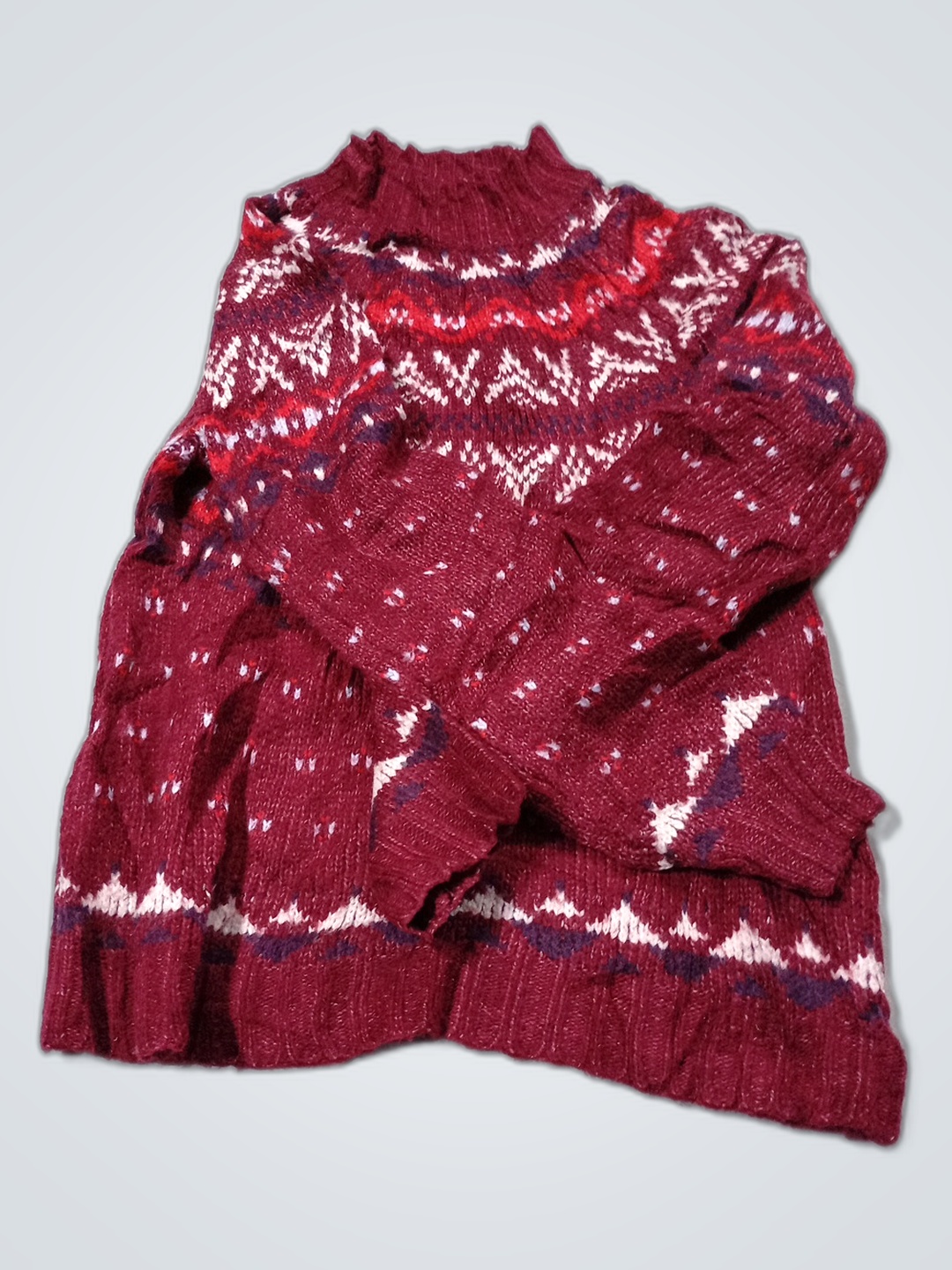 American Eagle Red Knit Sweater
