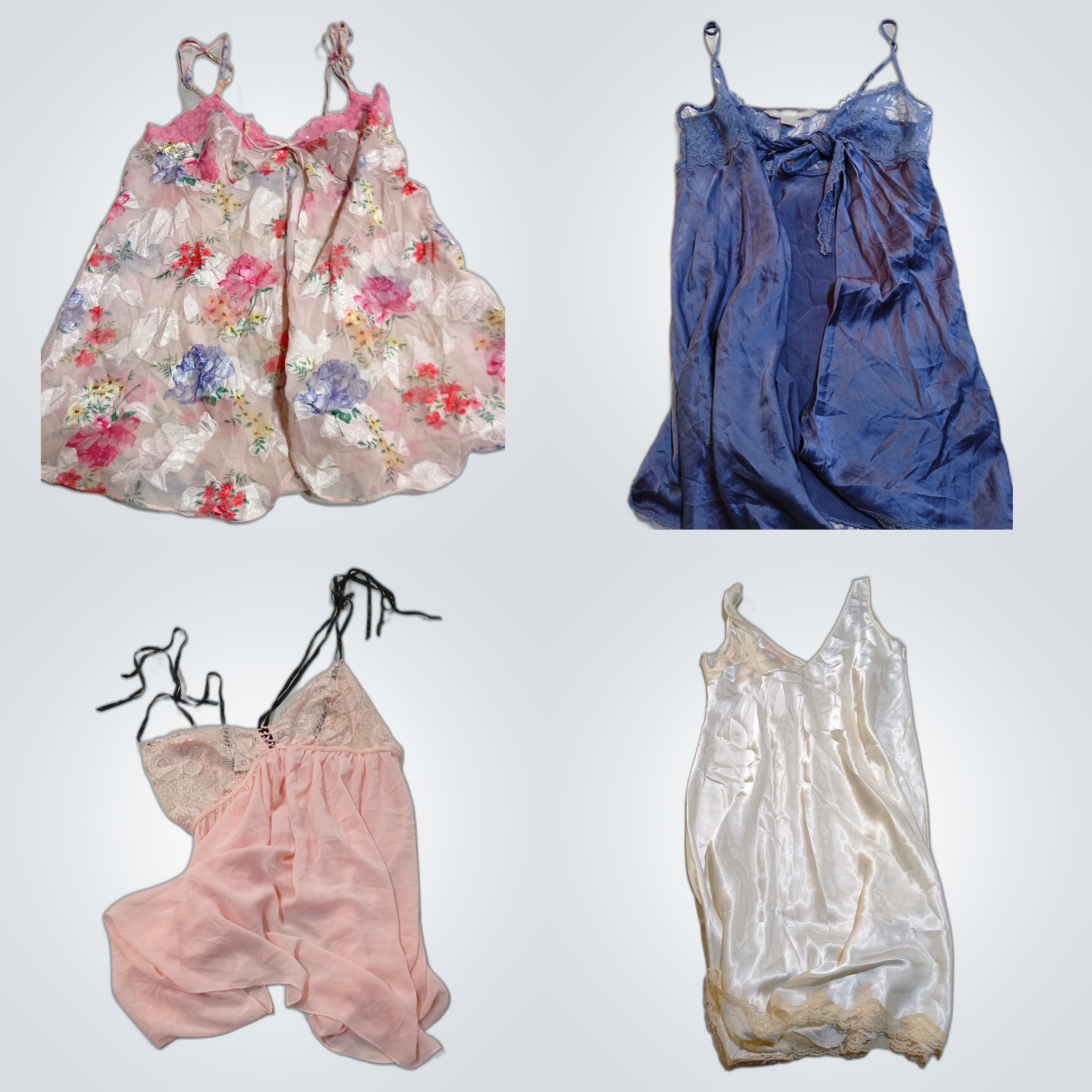 Ensemble de chemises en dentelle et fleurs de Vict..