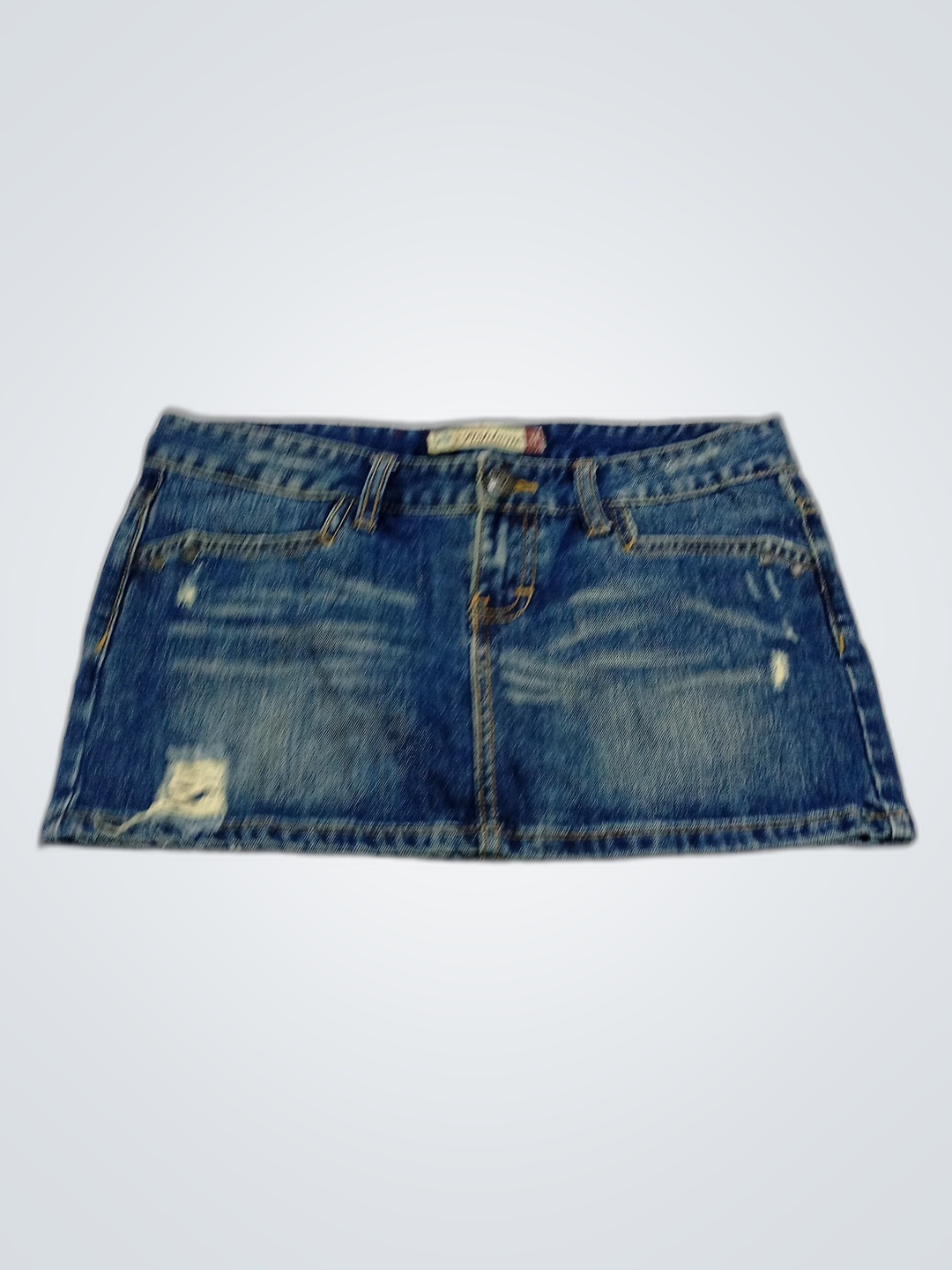 Fishbone Jeans Skirt