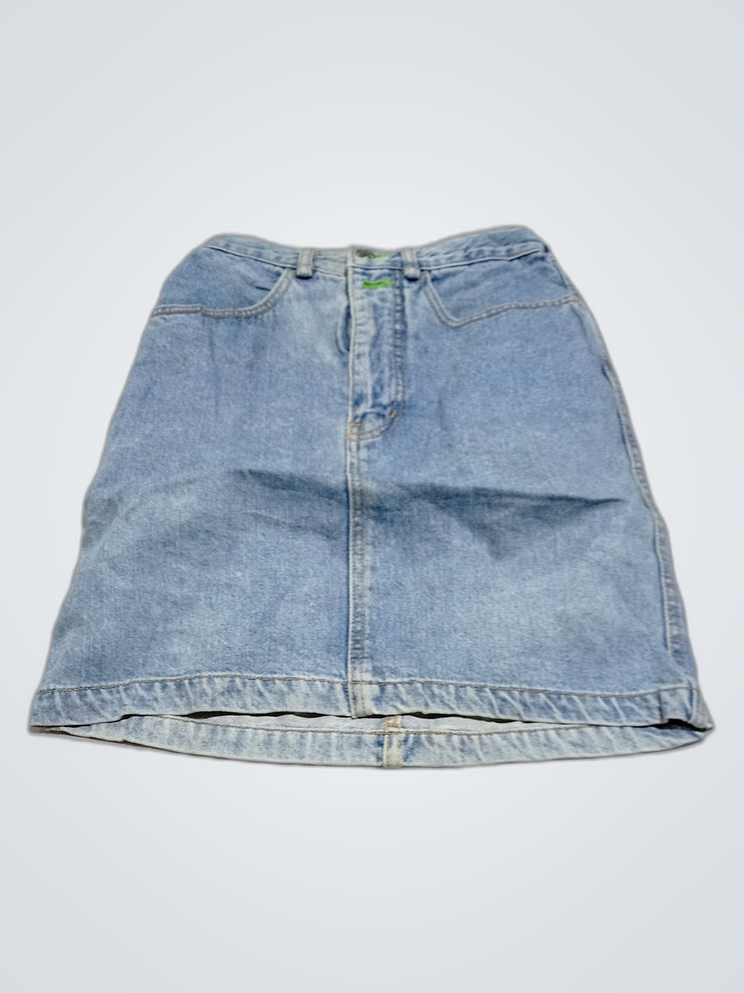 Light Blue Denim Skirt