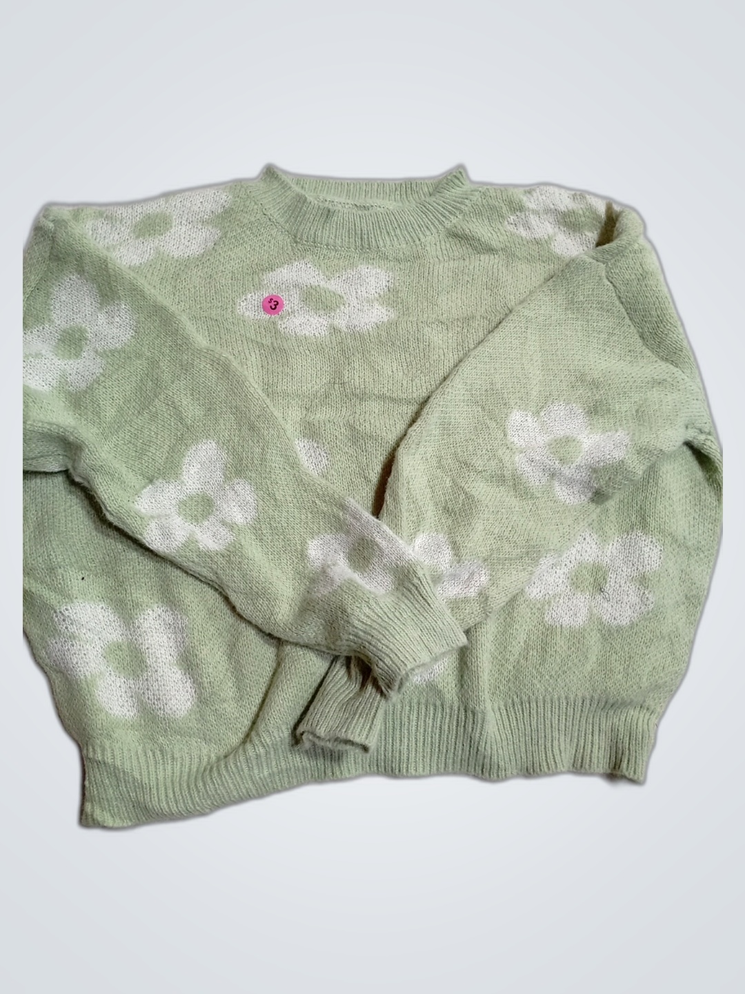 Suéter Verde Floral