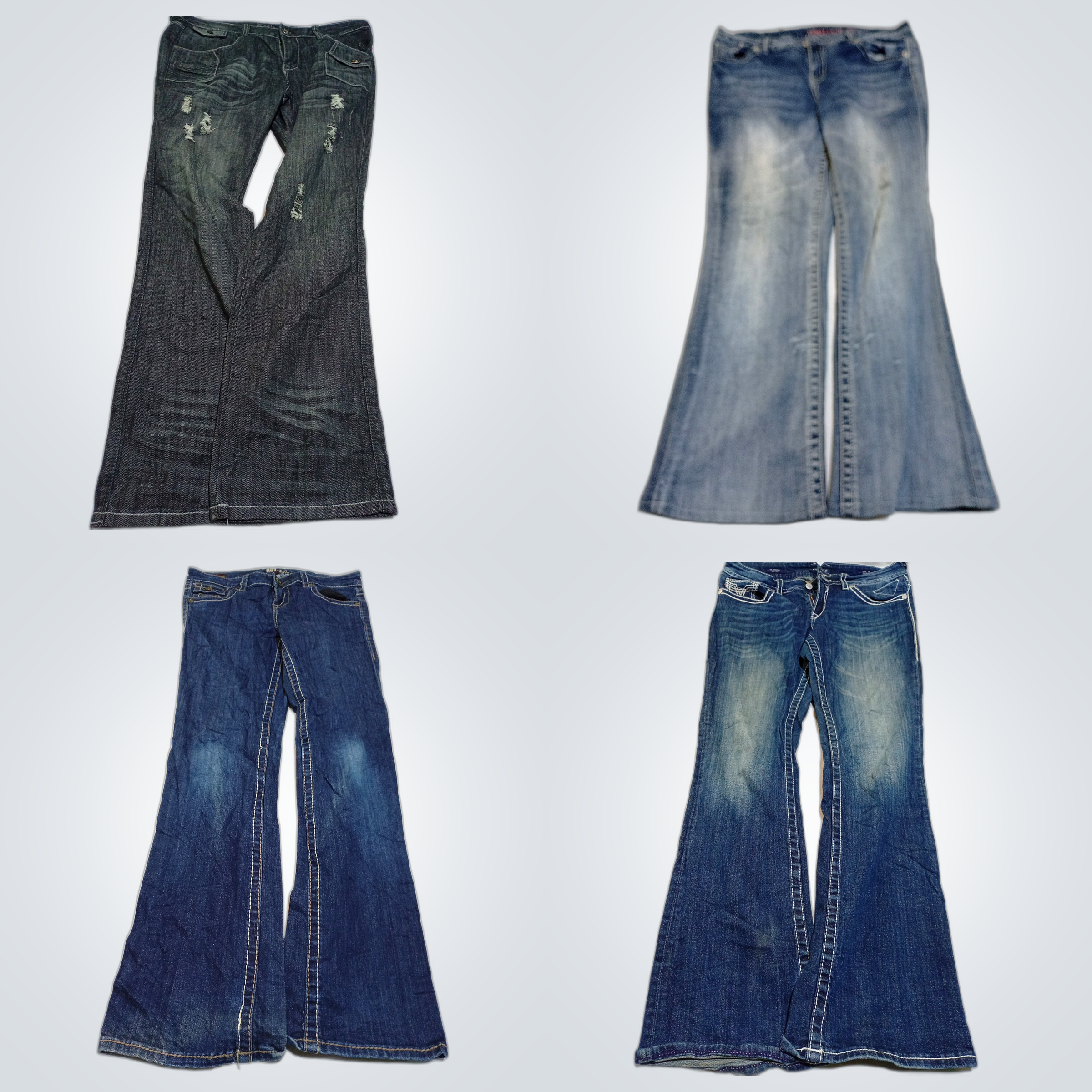 7 For All Mankind Denim Bundle - 10 Piece Flare Je..