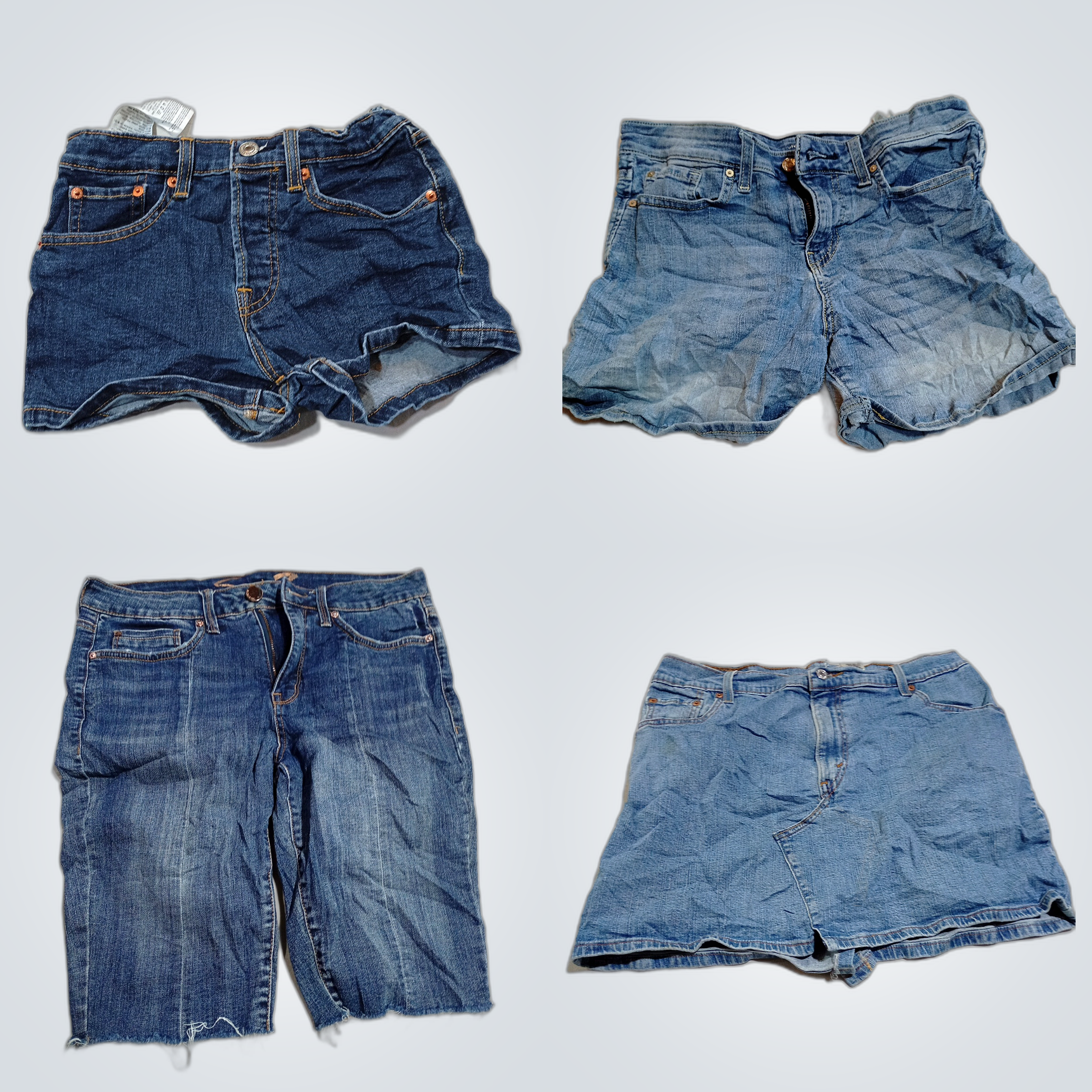 Levi's Denim Bundle - 10 Stück Jeansshorts & Röcke..