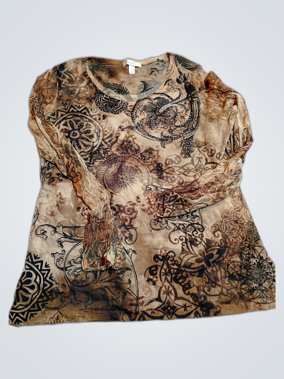 Damen bedruckte Bluse