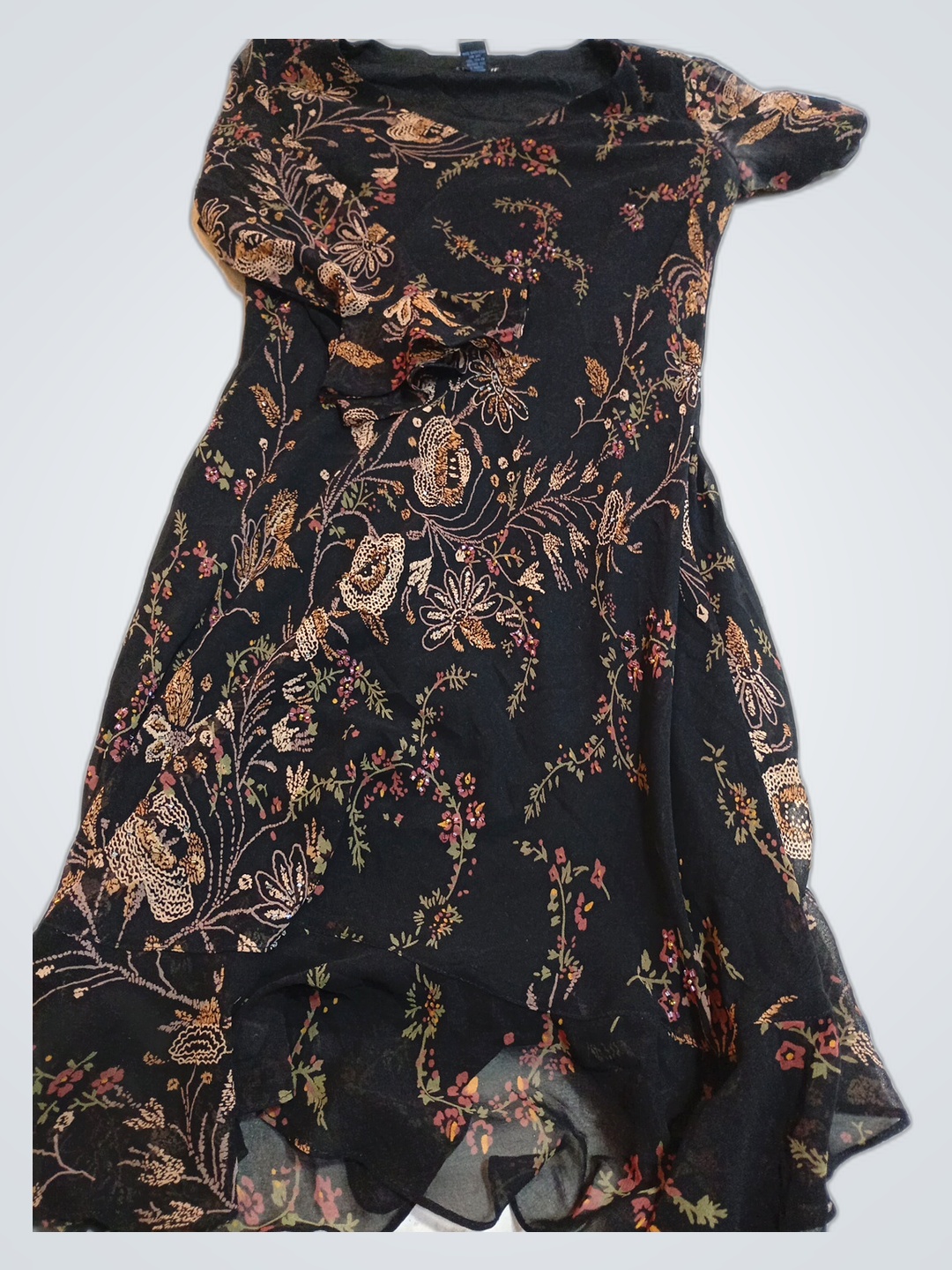 Vestido Floral Eva Blue