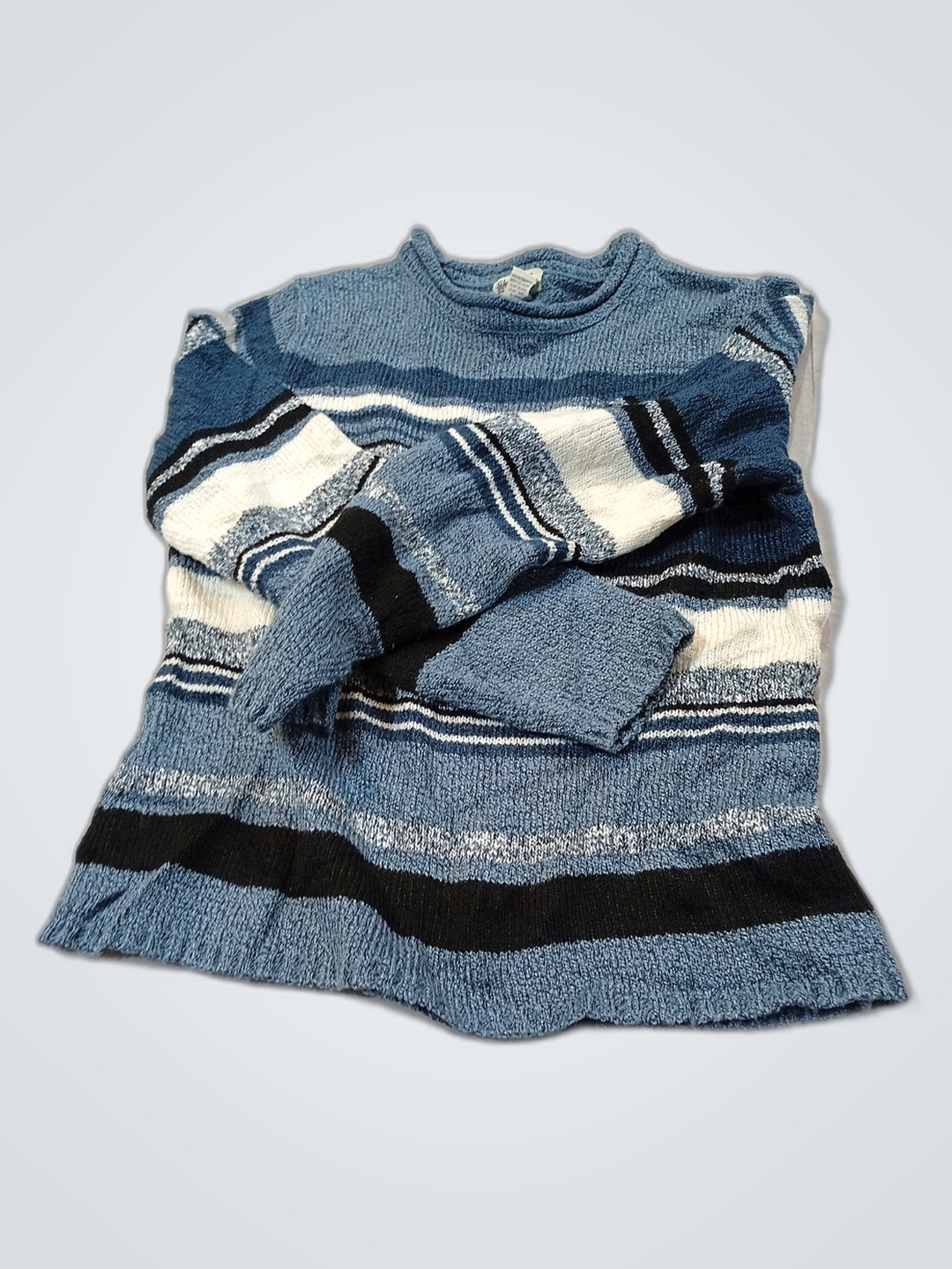 Blue Striped Sweater