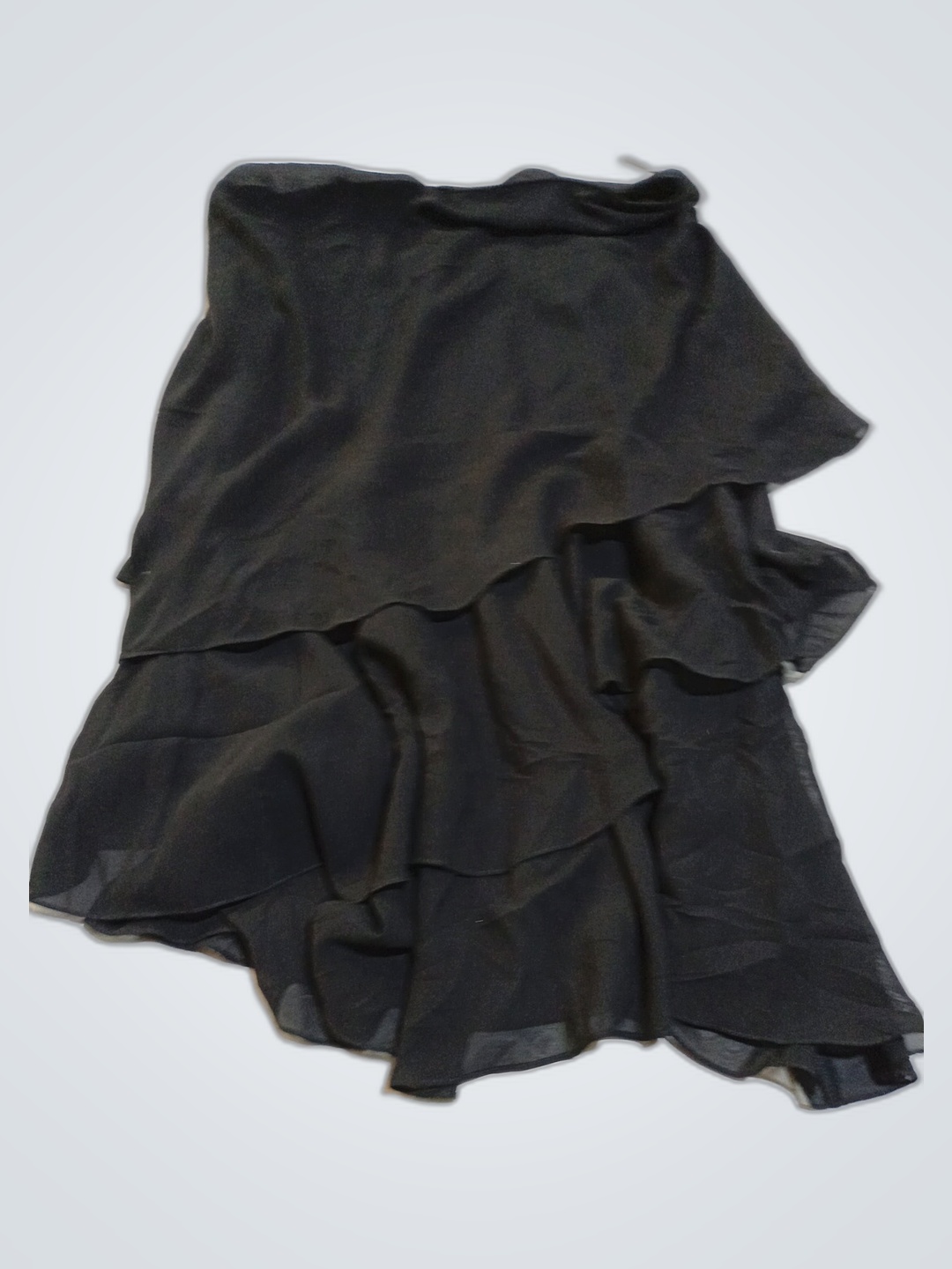 Black Ruffled Skirt
