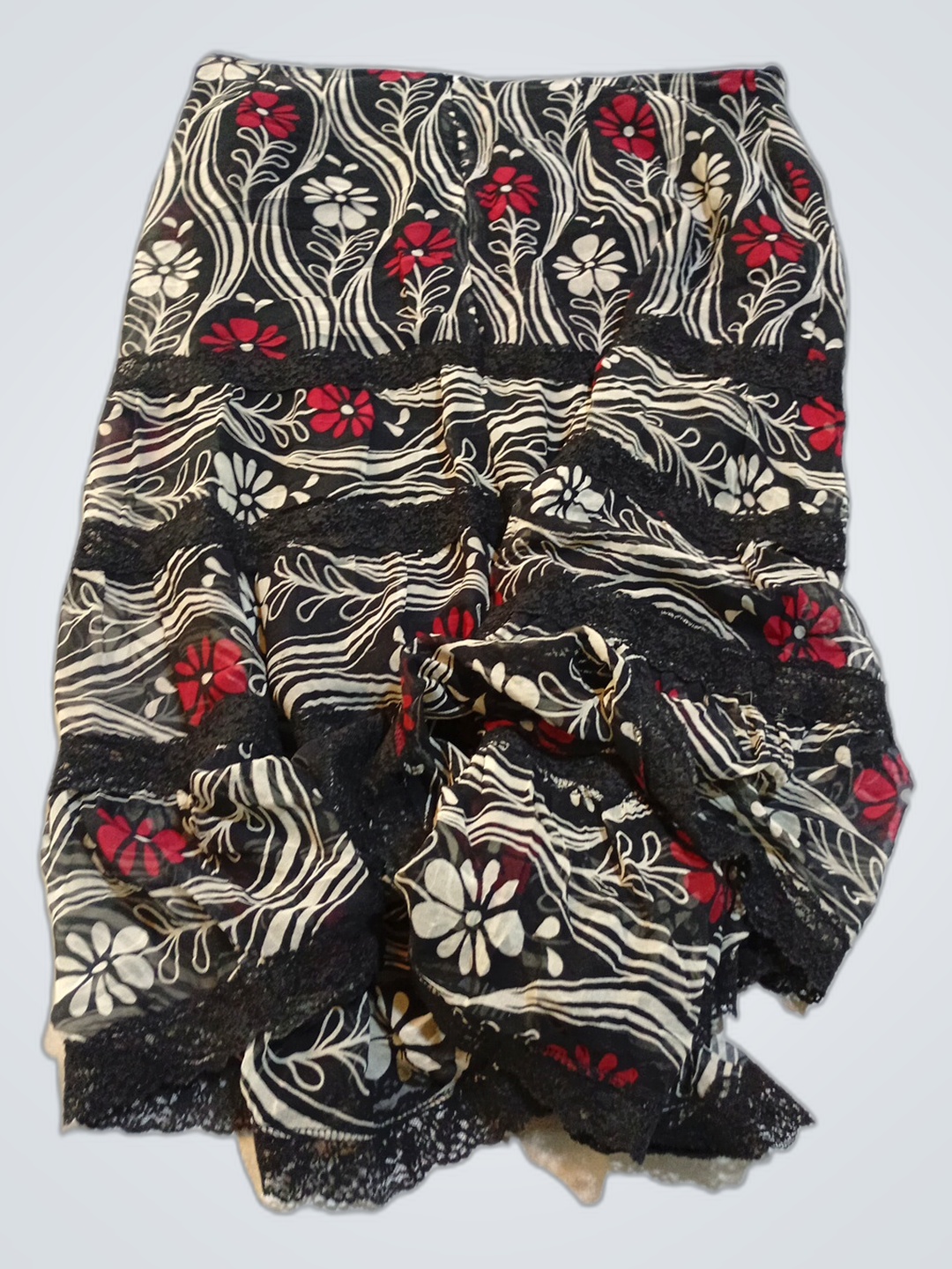 Jupe à motif floral