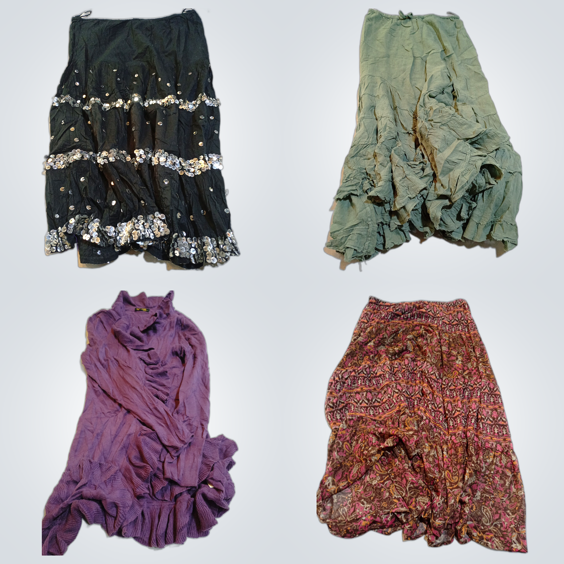 Paquete Vintage: Vestido SAX, Falda Pepe Jeans y 5..