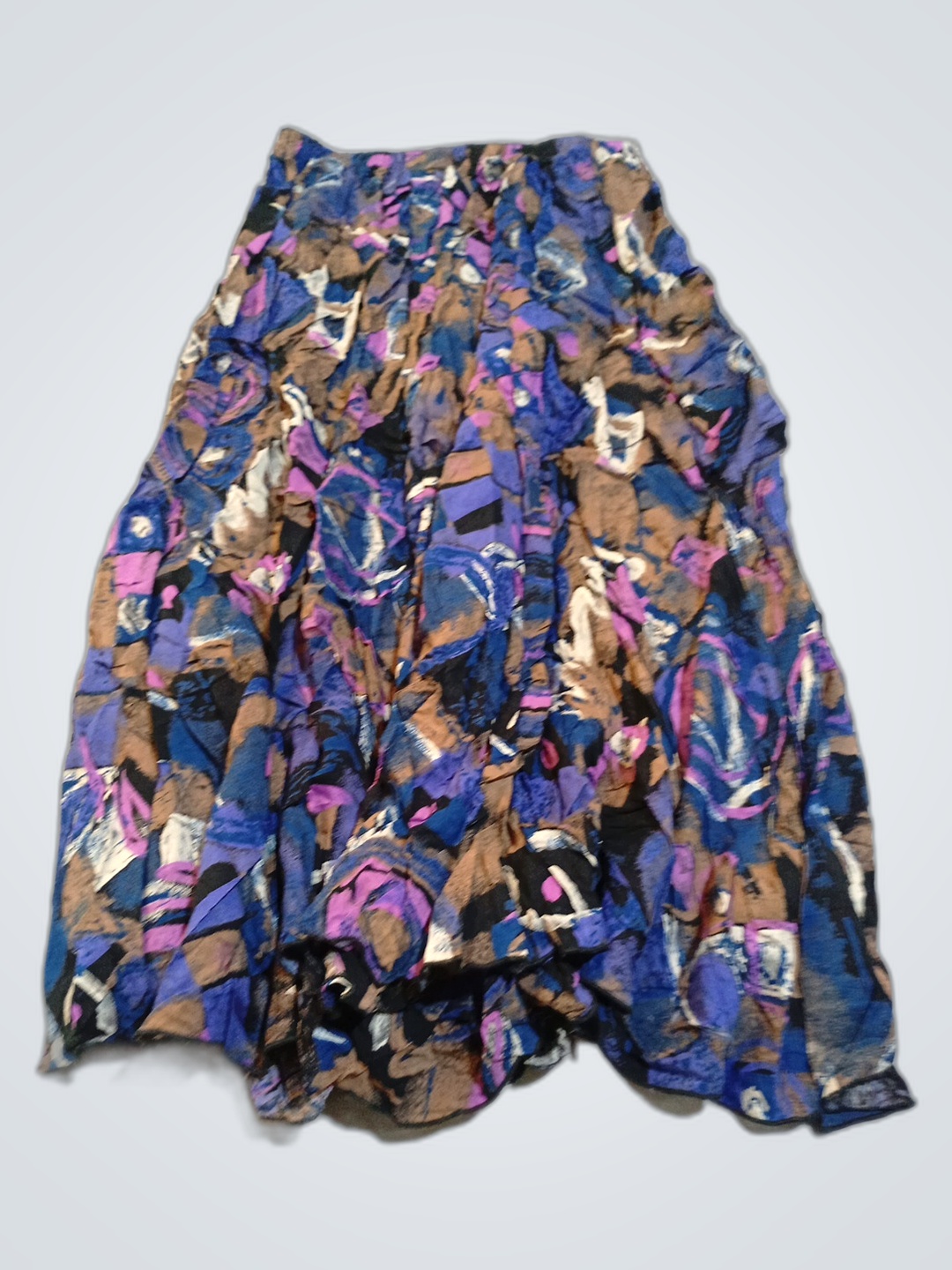 Multicolored Floral Skirt