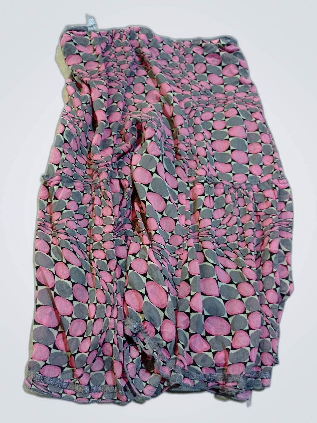 Pantalon à motifs rose et gris Gap