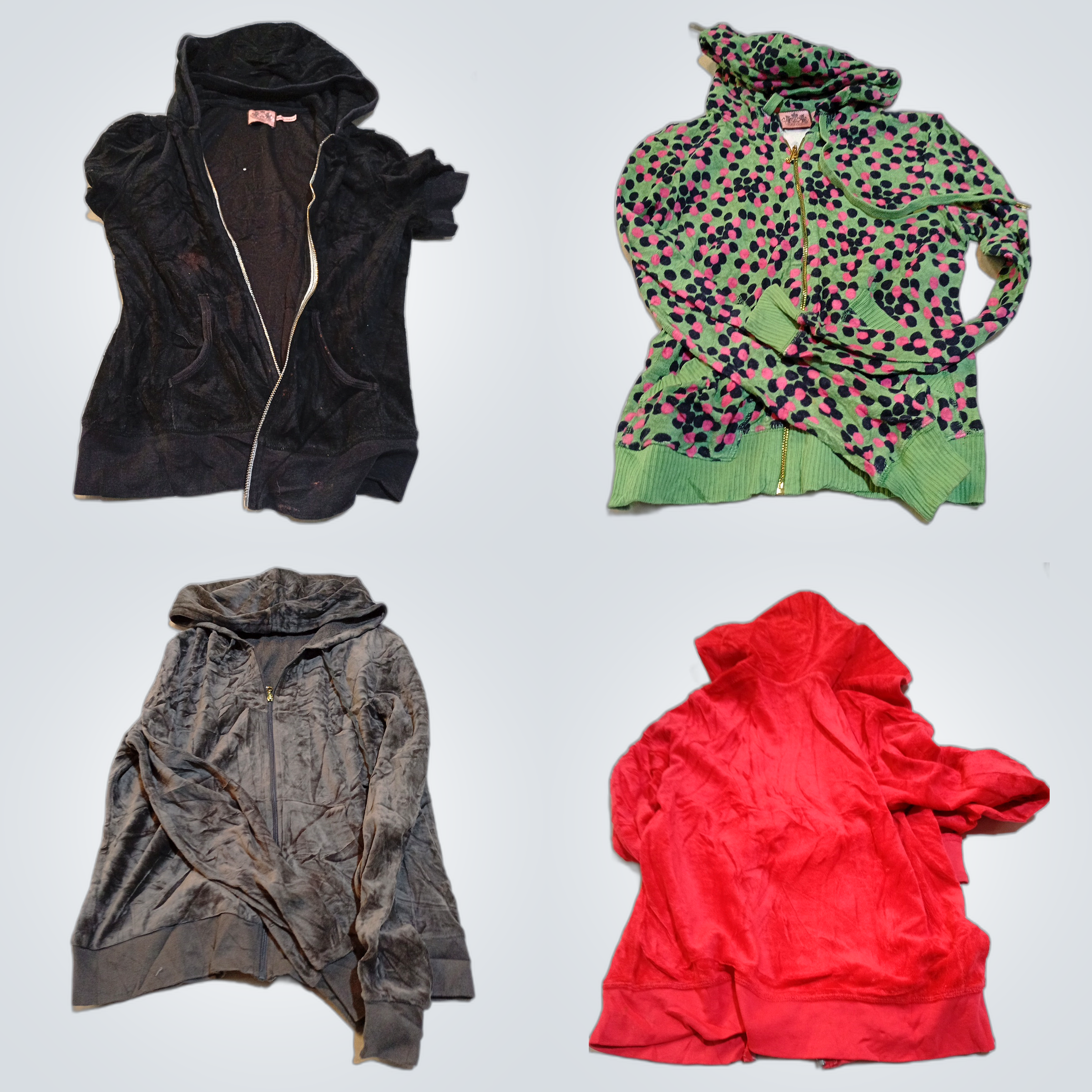 Paquete de sudaderas Juicy Couture 10pcs Mezcla de..